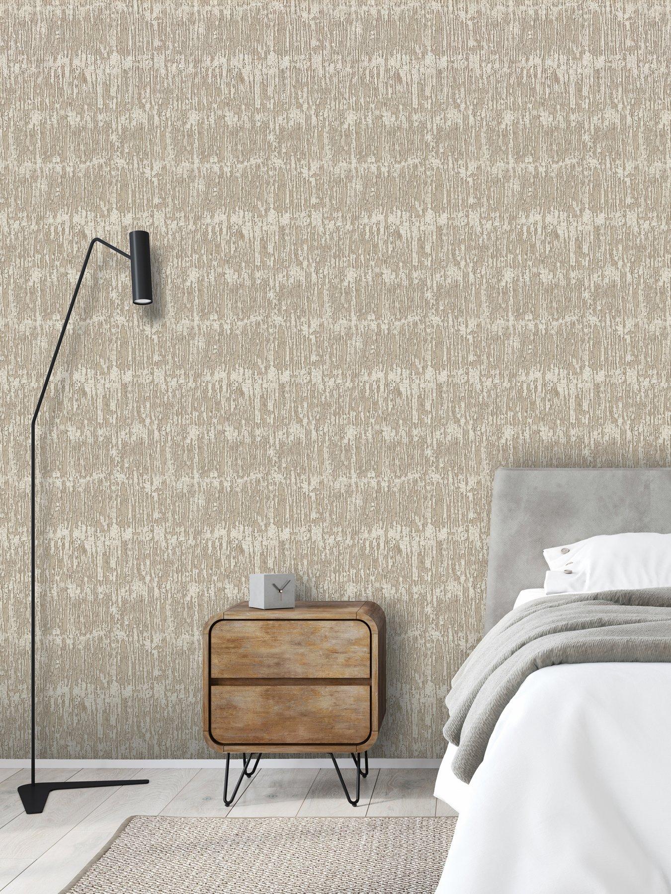 Image 1 of 5 of Design ID Did Natural Slate Antique Gold Wallpaper