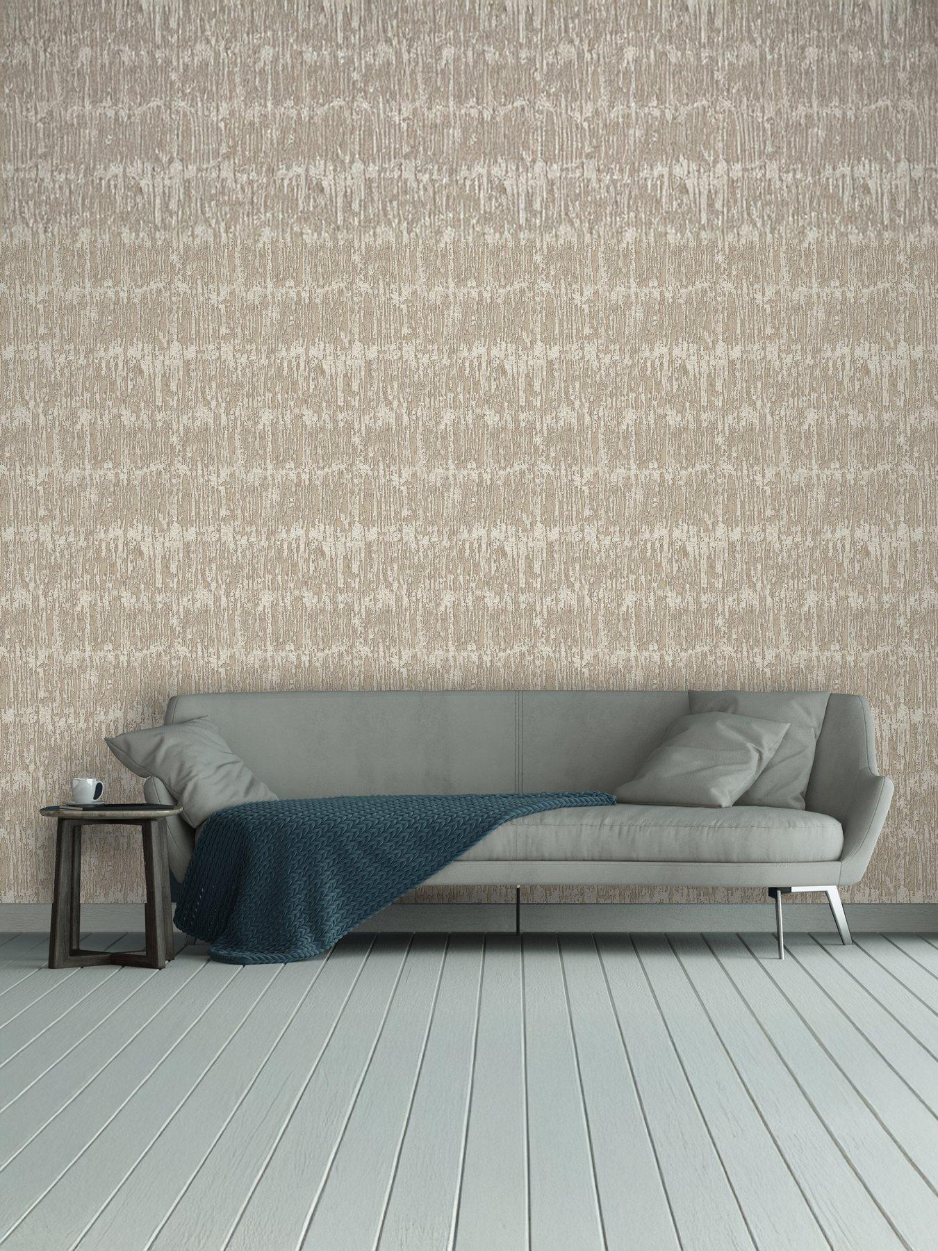 Image 5 of 5 of Design ID Did Natural Slate Antique Gold Wallpaper