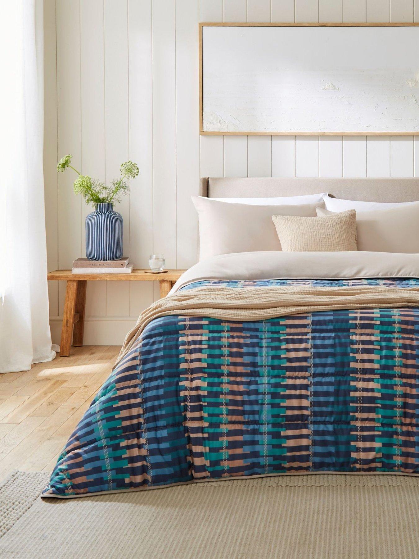 Night Lark Twilight Stripes Coverless Duvet Set 10.5 Tog includes Pillowcases