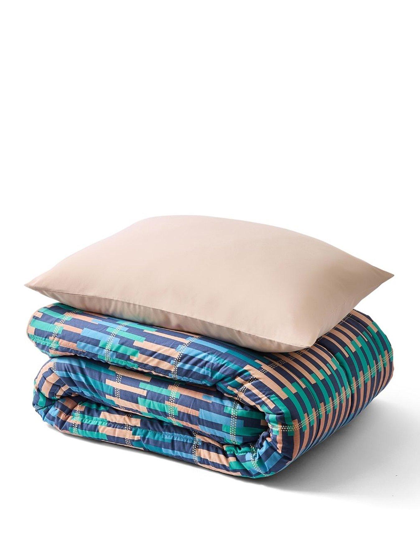 Image 2 of 7 of Night Lark Twilight Stripes Coverless Duvet Set 10.5 Tog