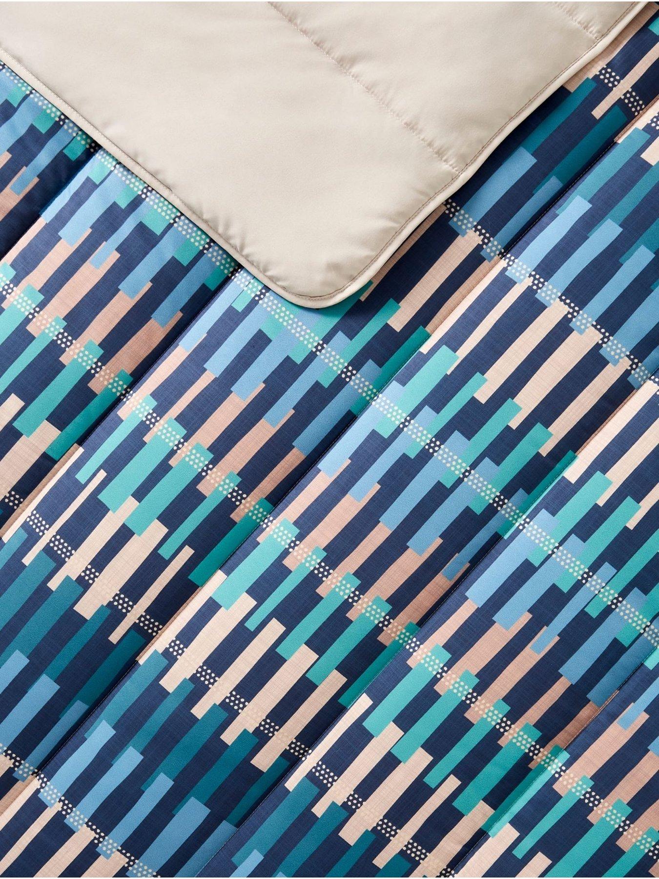 Image 3 of 7 of Night Lark Twilight Stripes Coverless Duvet Set 10.5 Tog