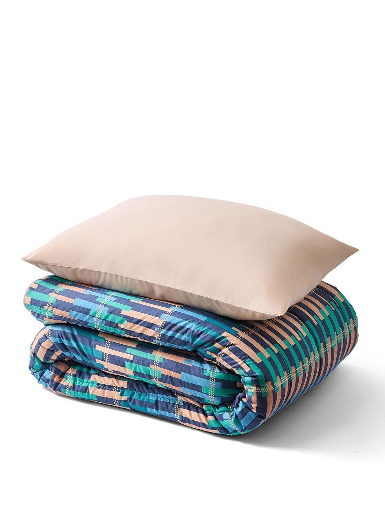 Image 2 of 7 of Night Lark Twilight Stripes Coverless Duvet Set 6 Tog
