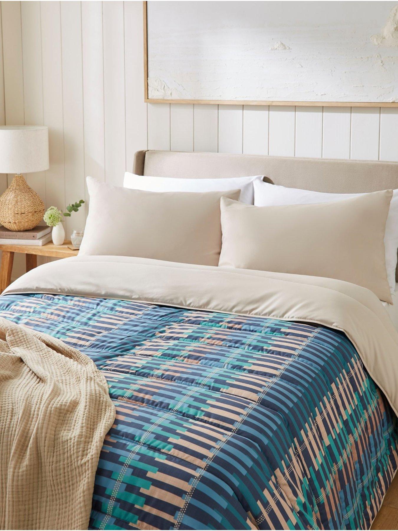 Image 4 of 7 of Night Lark Twilight Stripes Coverless Duvet Set 6 Tog
