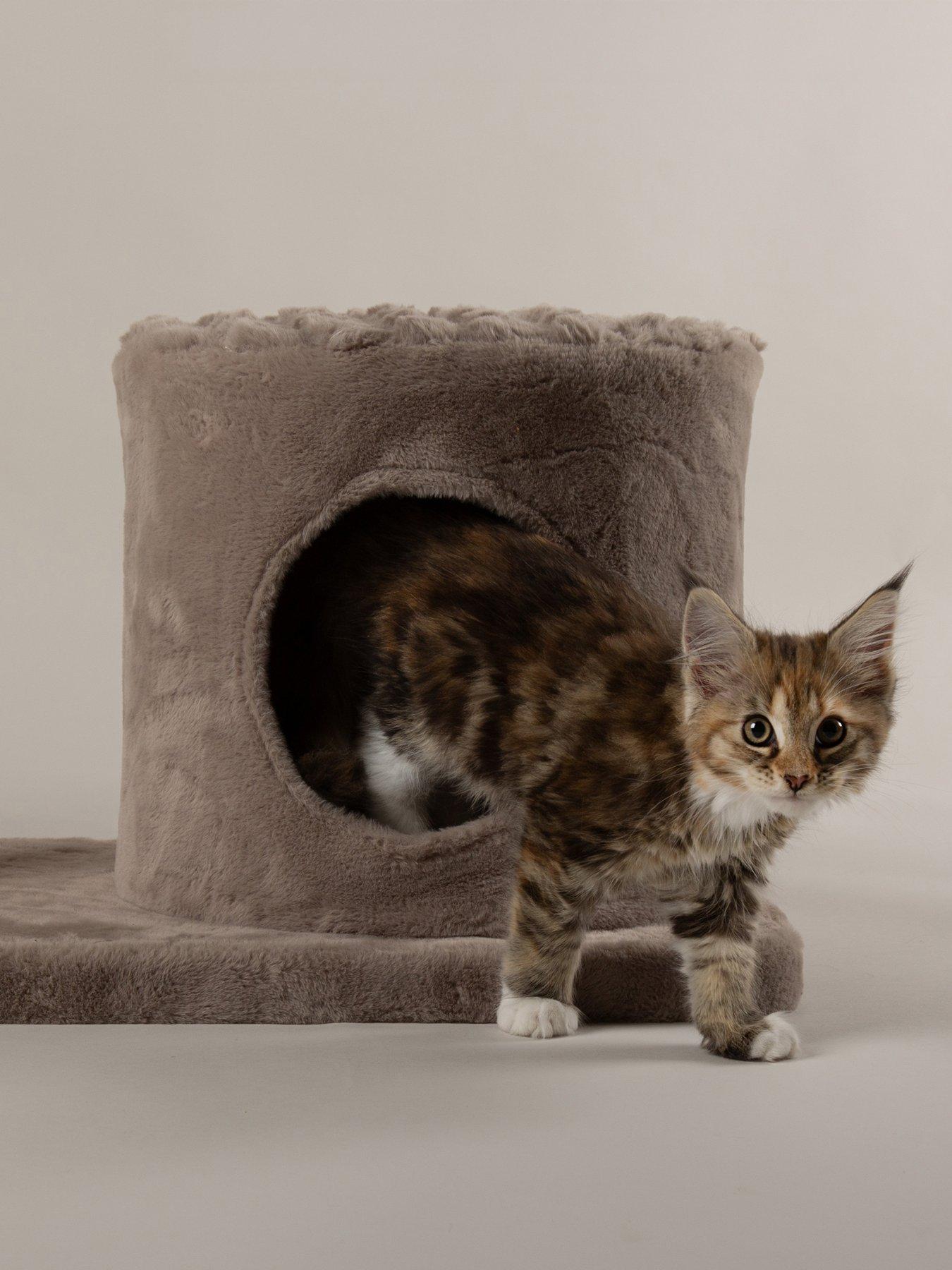 Image 5 of 7 of Scruffs Pyrenees Cat Scratching Tree - Taupe