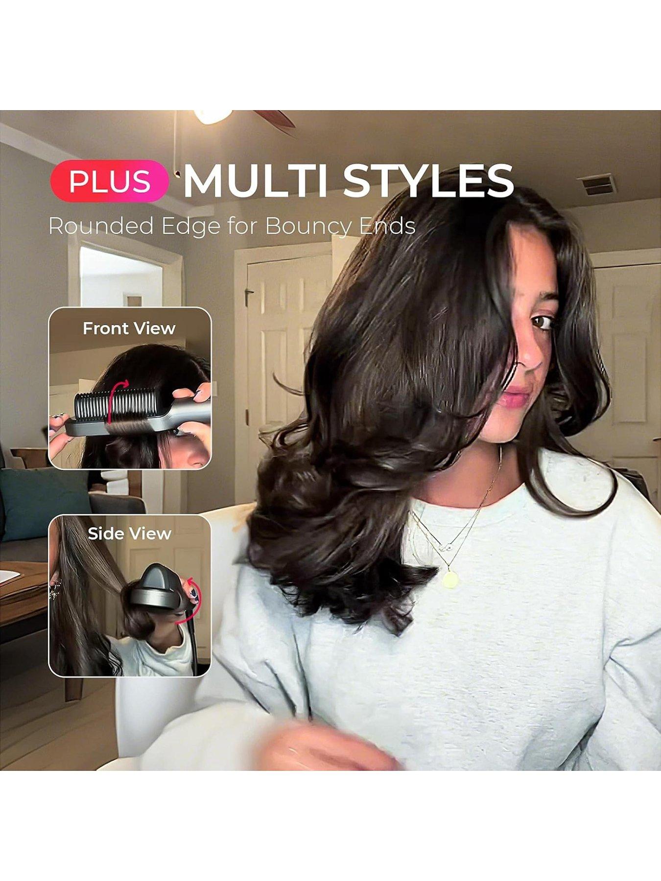 Image 5 of 7 of Tymo Ring Plus Hair Straightening Comb - Grey