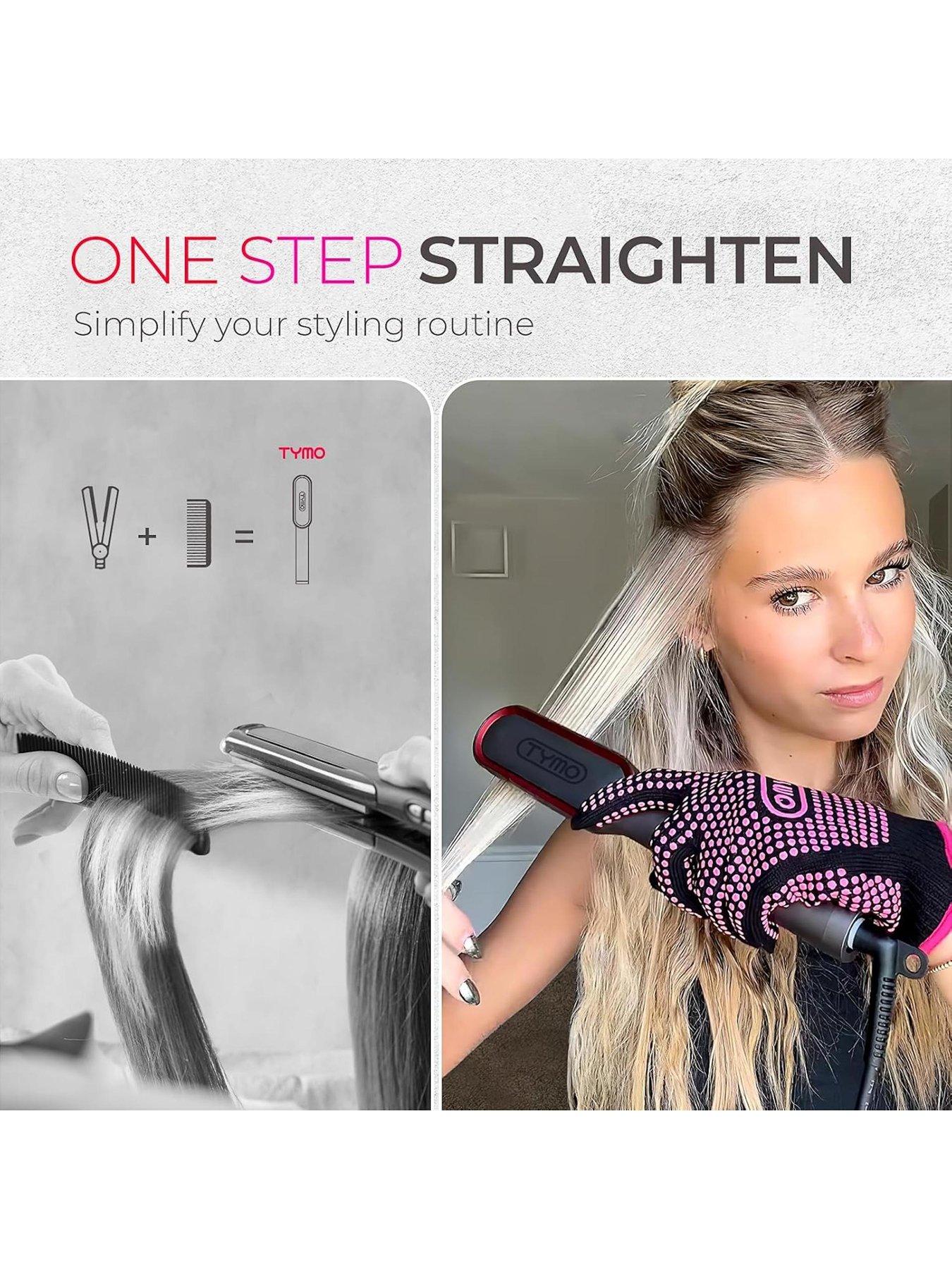 Image 7 of 7 of Tymo Ring Plus Hair Straightening Comb - Grey