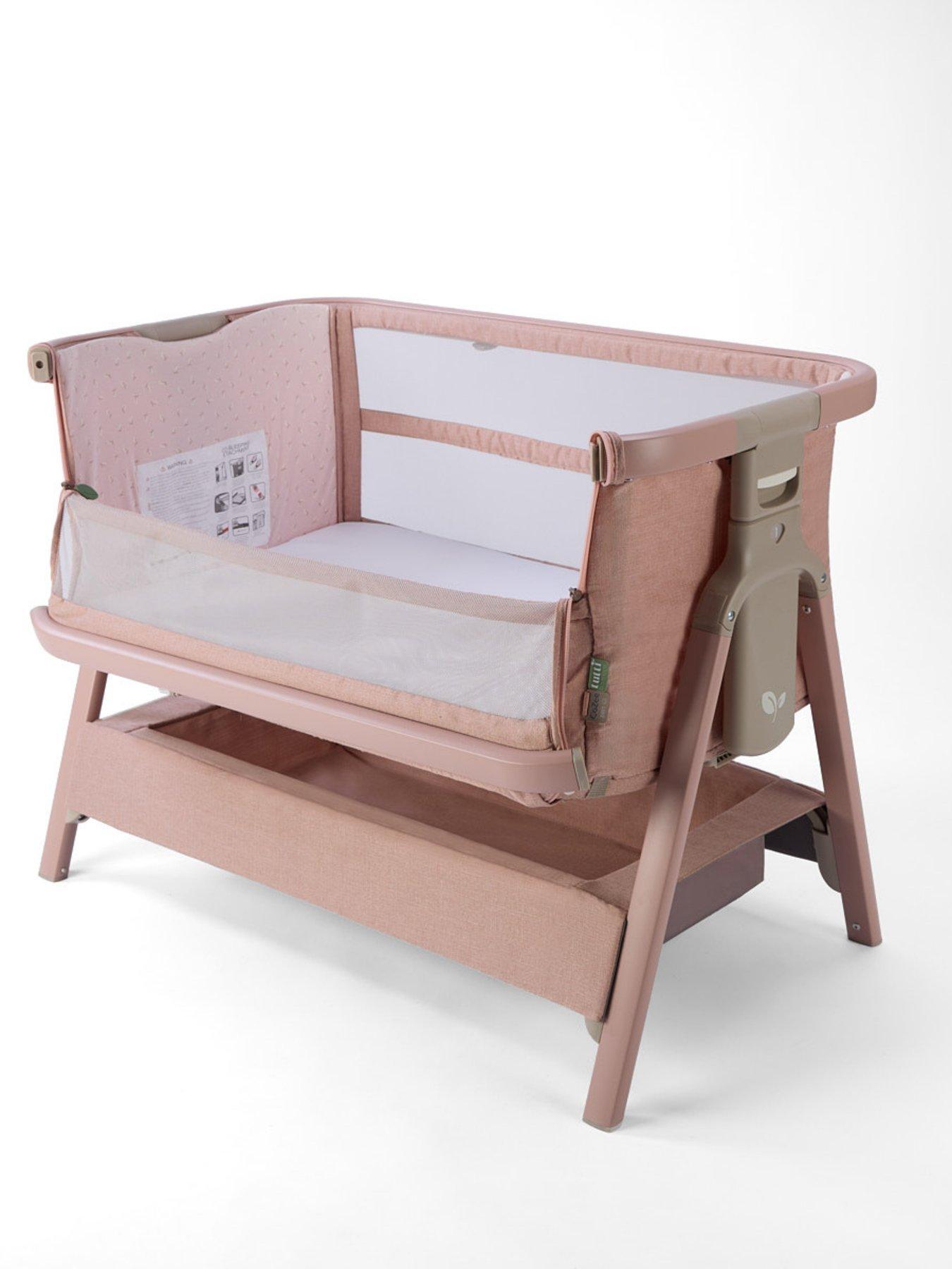 Image 3 of 7 of Tutti Bambini Cozee Zen Bedside Crib - Blush