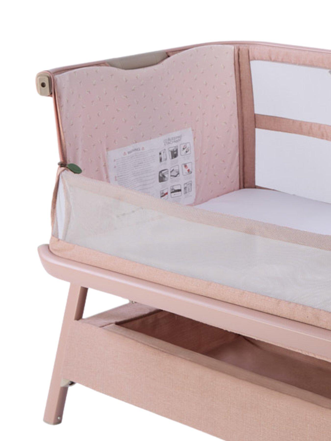 Image 6 of 7 of Tutti Bambini Cozee Zen Bedside Crib - Blush