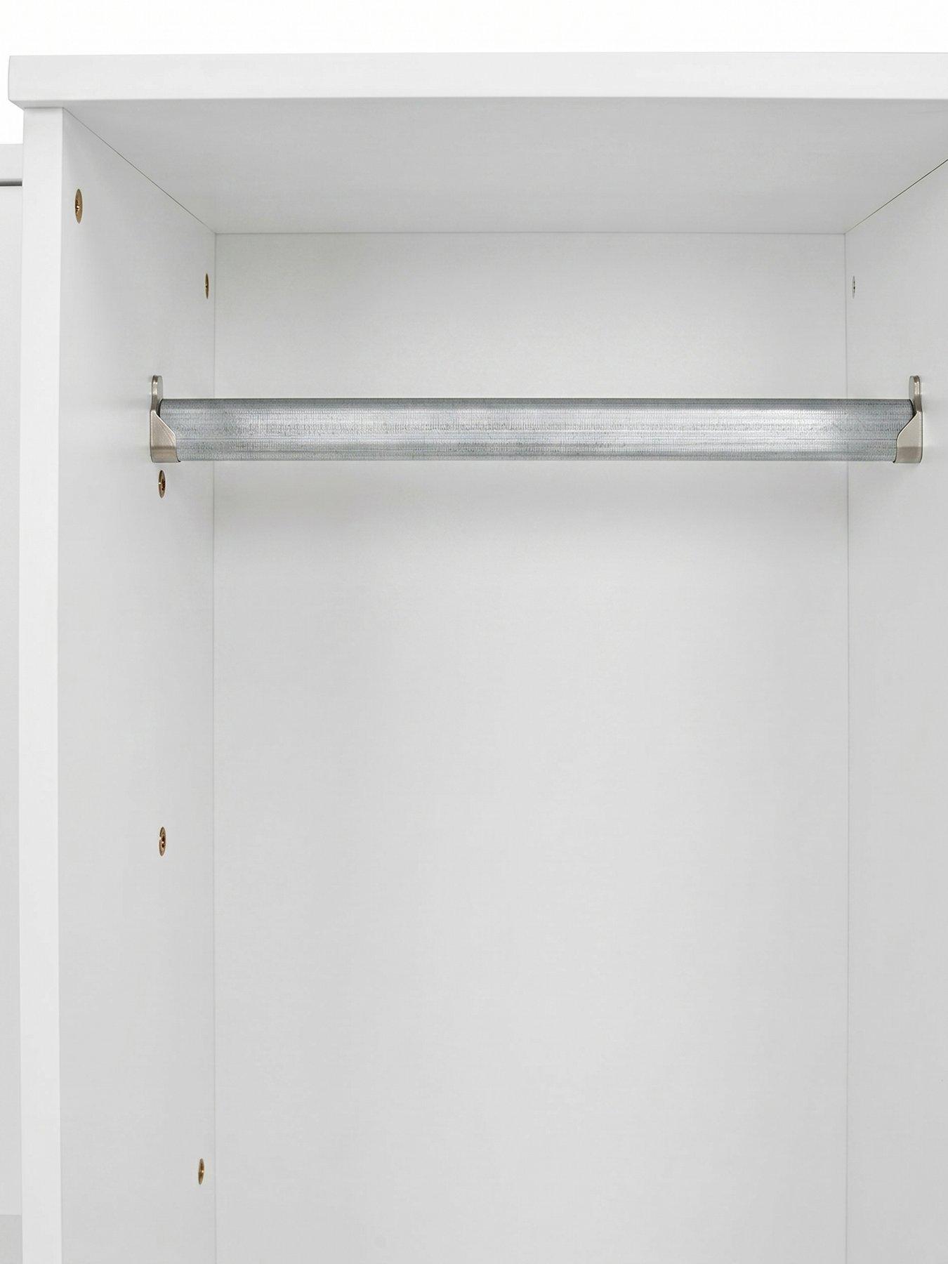 Image 7 of 7 of The Very Collection Panama Overbed Wardrobe - White