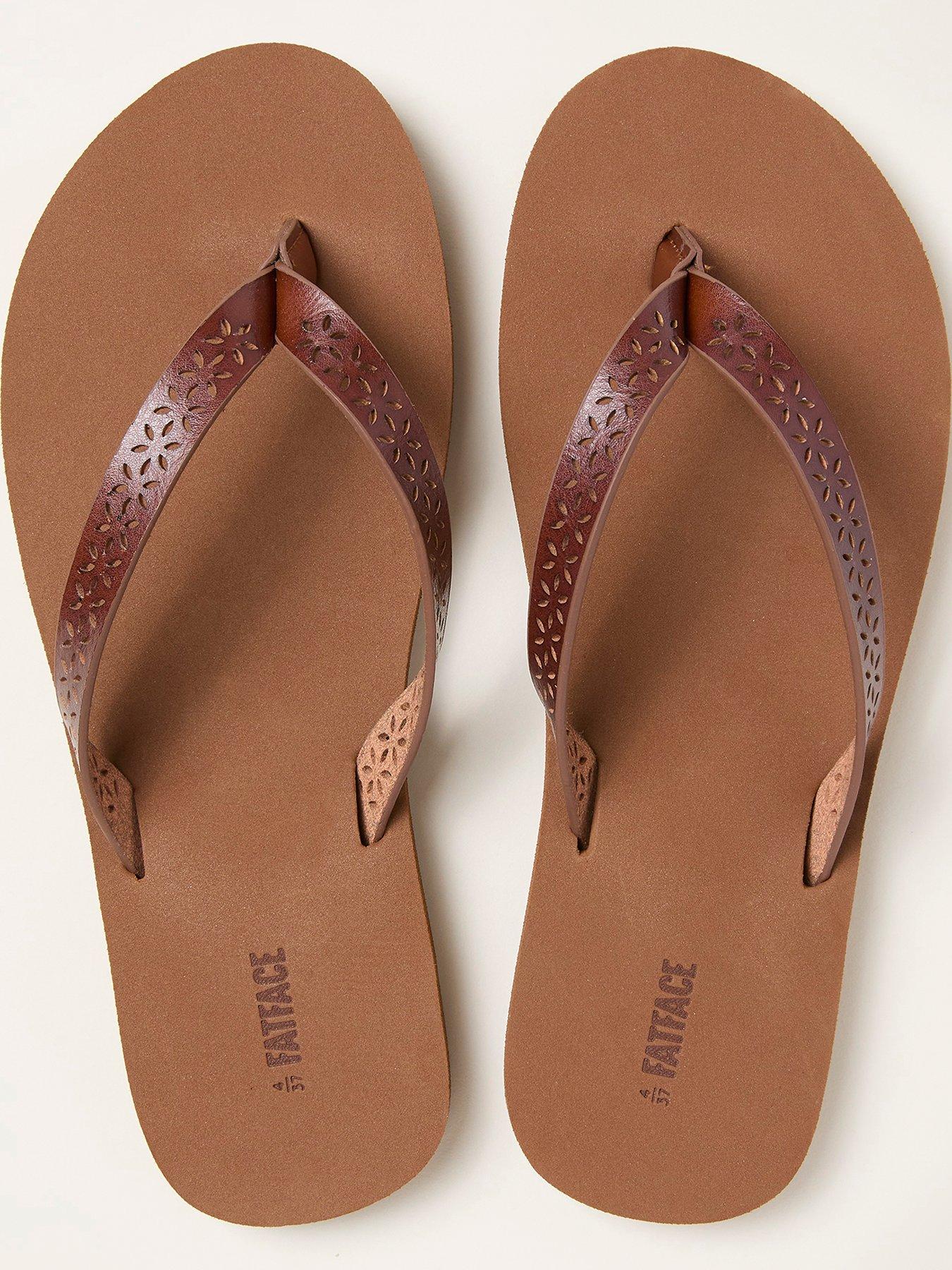 Image 2 of 3 of FatFace Emmy Flop - Tan Brown