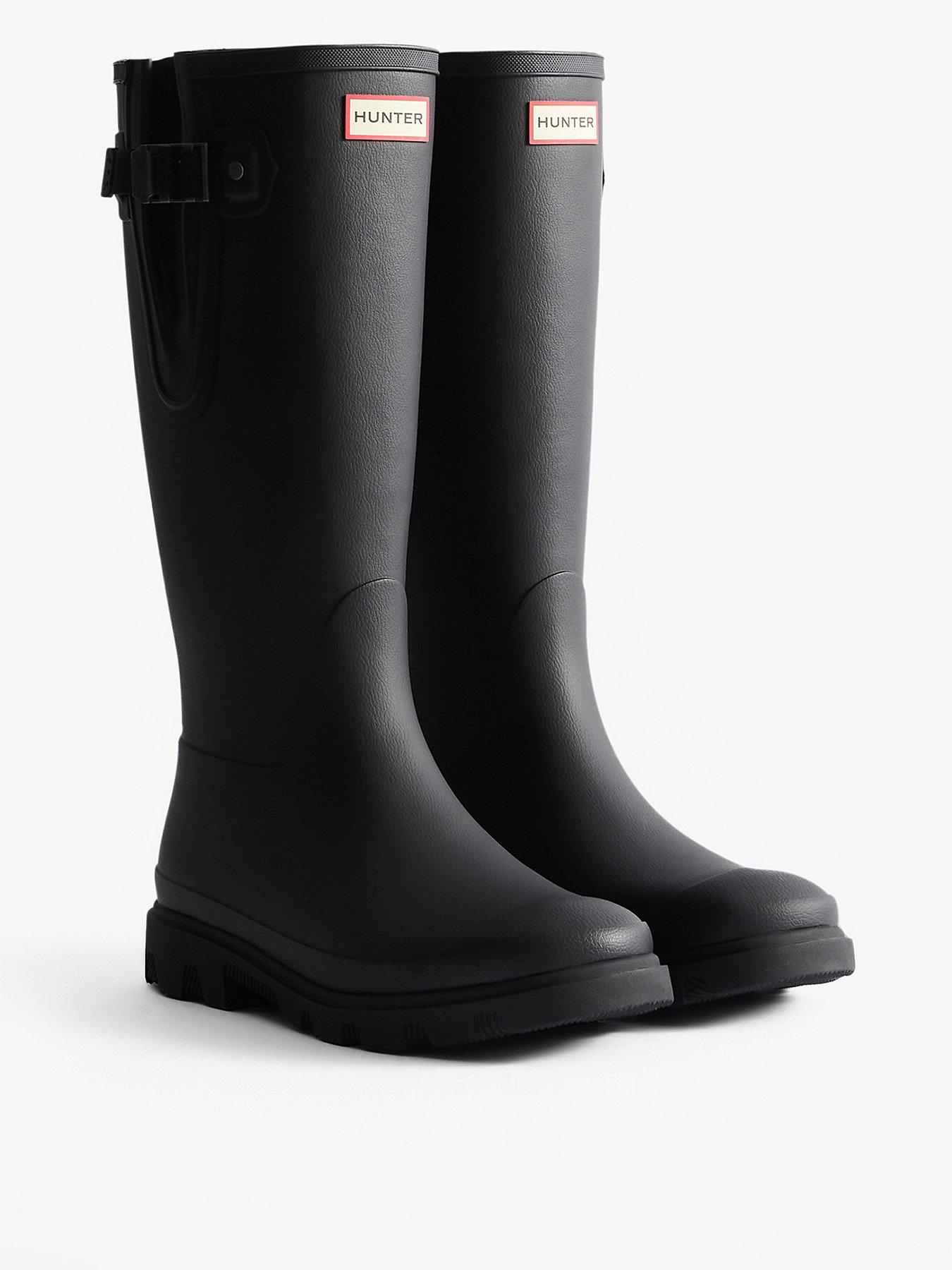 hunter-unisex-downpour-adjustable-boots-black