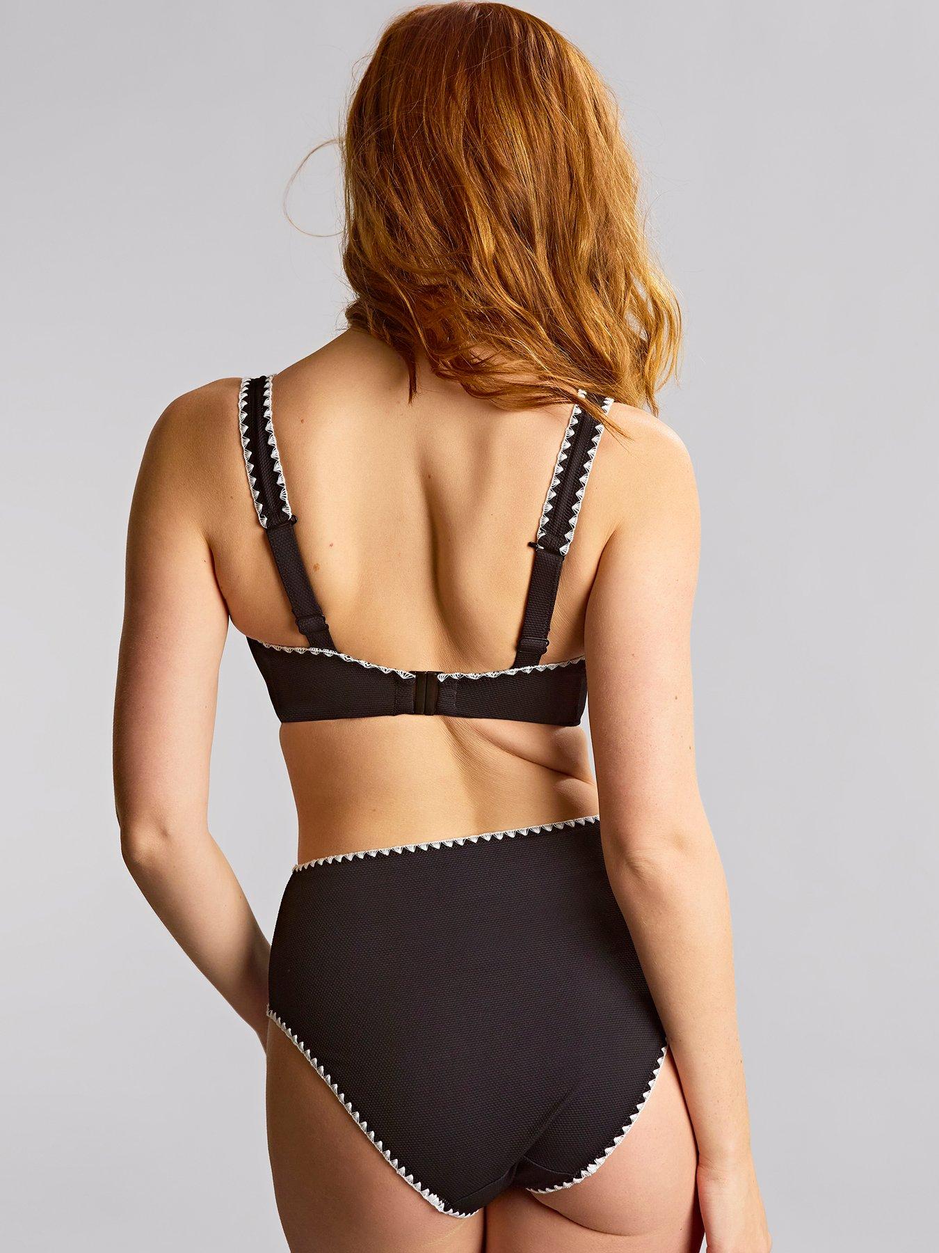 Image 4 of 6 of Panache Panache Aurora Black/white High Waist Bikini Brief