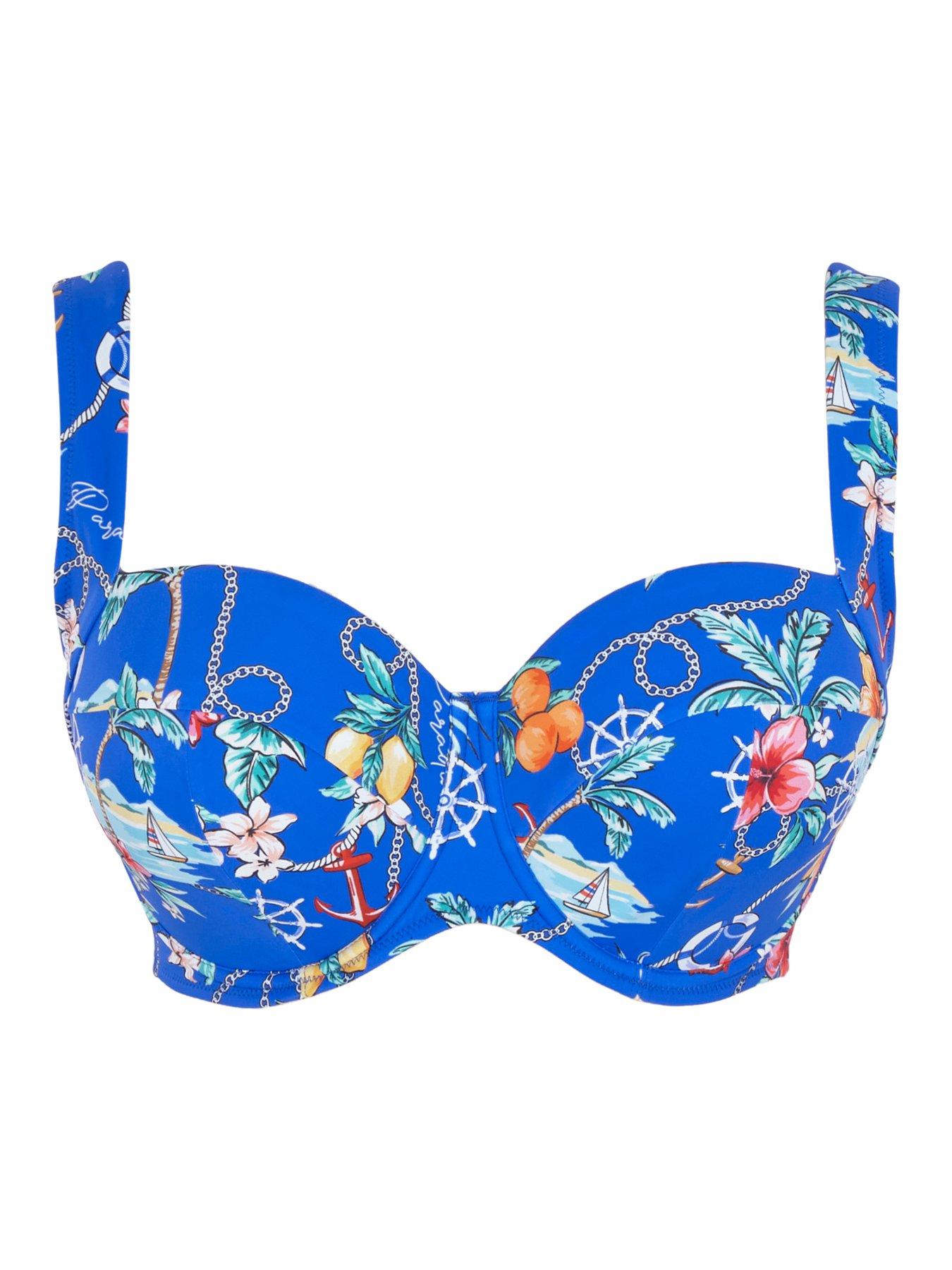 Image 6 of 6 of Panache Paradiso Print Olivia Full Cup Bikini Top