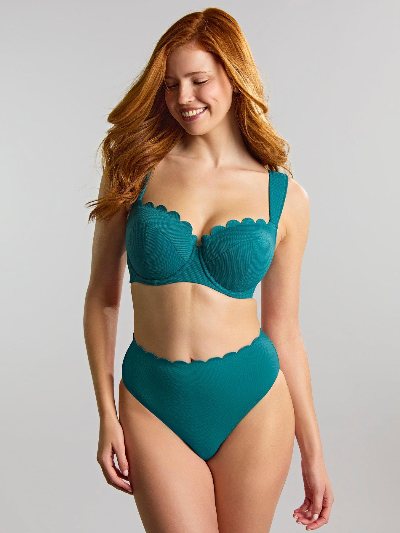 Panache Panache Spirit Teal Blue Bette Balcony Bikini