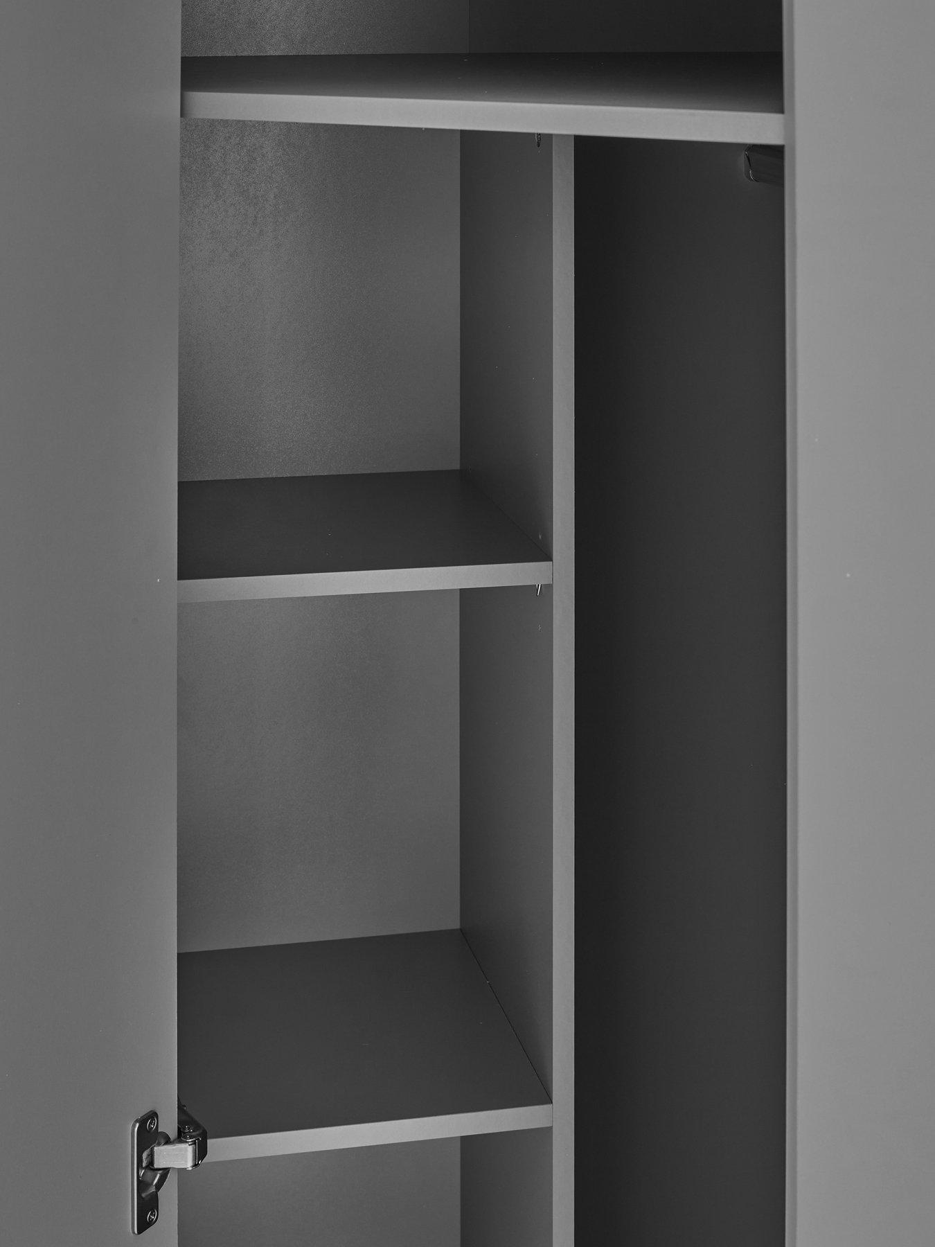 Image 6 of 7 of The Very Collection Panama Corner Wardrobe - Grey