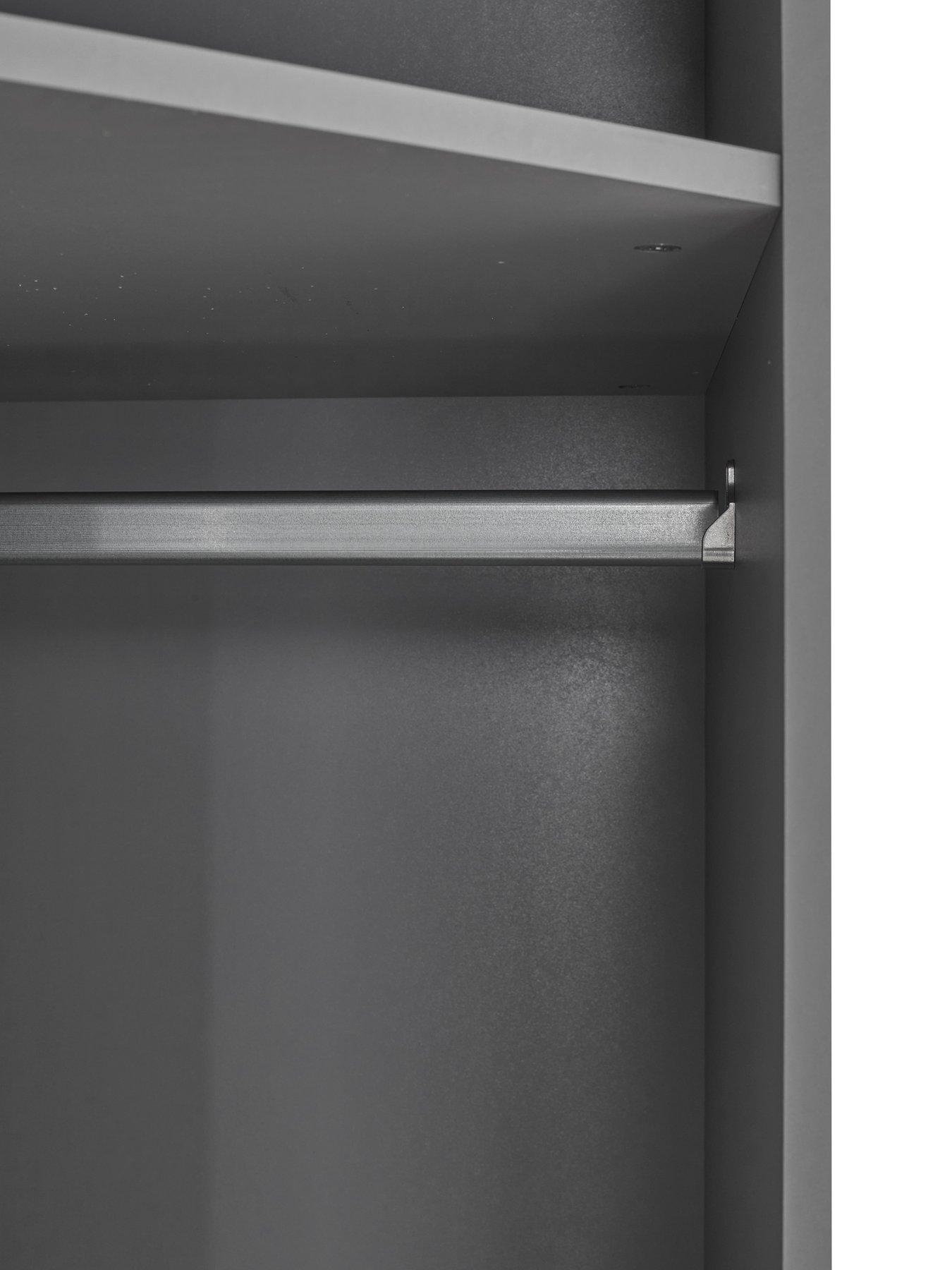 Image 7 of 7 of The Very Collection Panama Corner Wardrobe - Grey