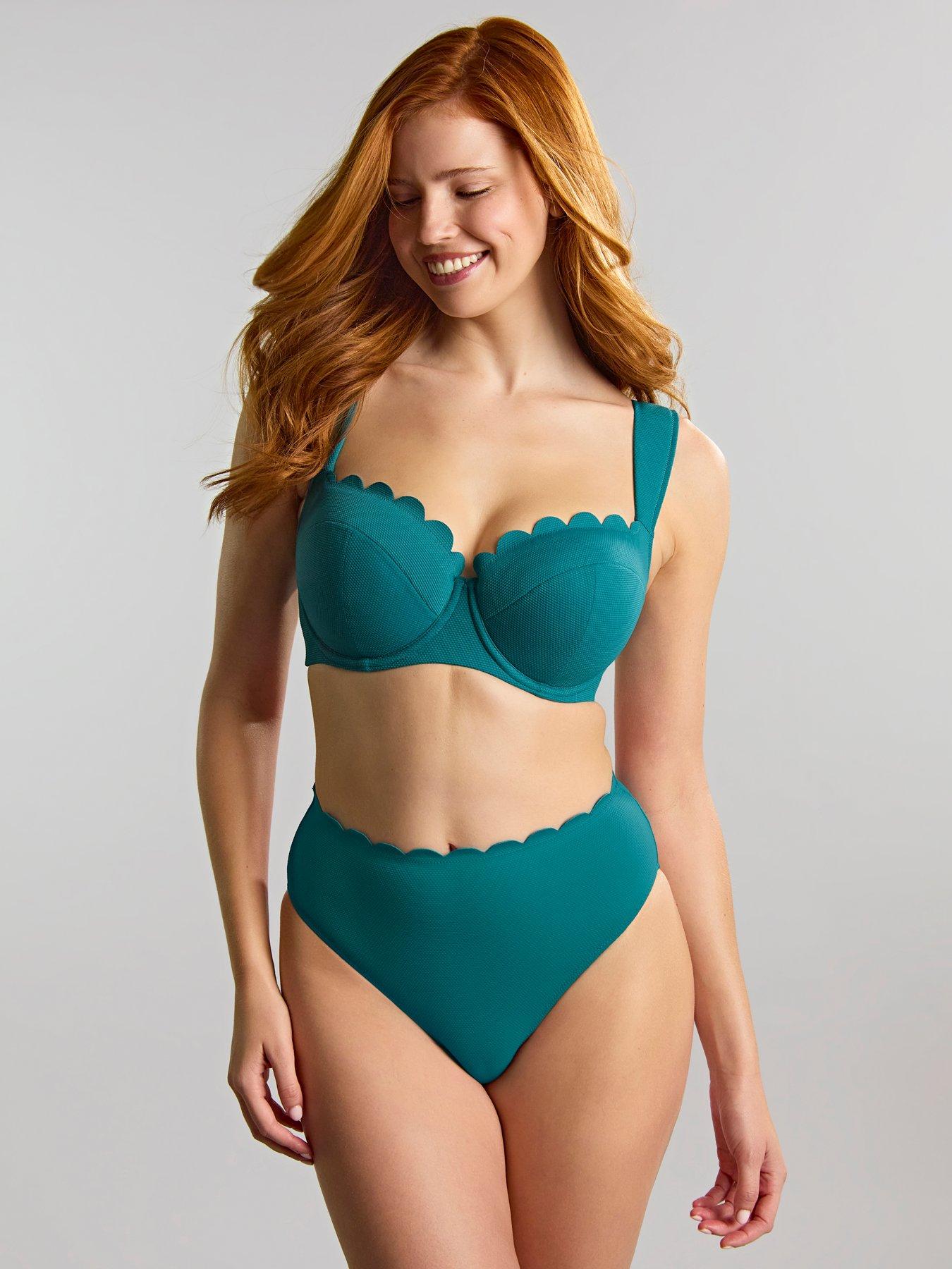 Panache Panache Spirit Teal Blue High Waist Bikini Brief