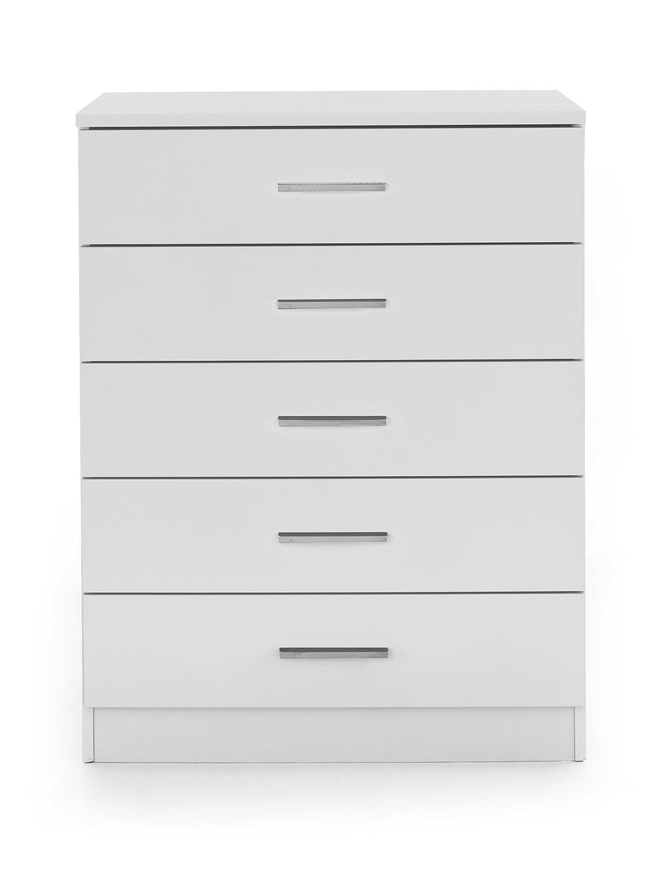 Image 2 of 7 of The Very Collection Panama 5 Drawer Chest - White - FSC&reg; Certified