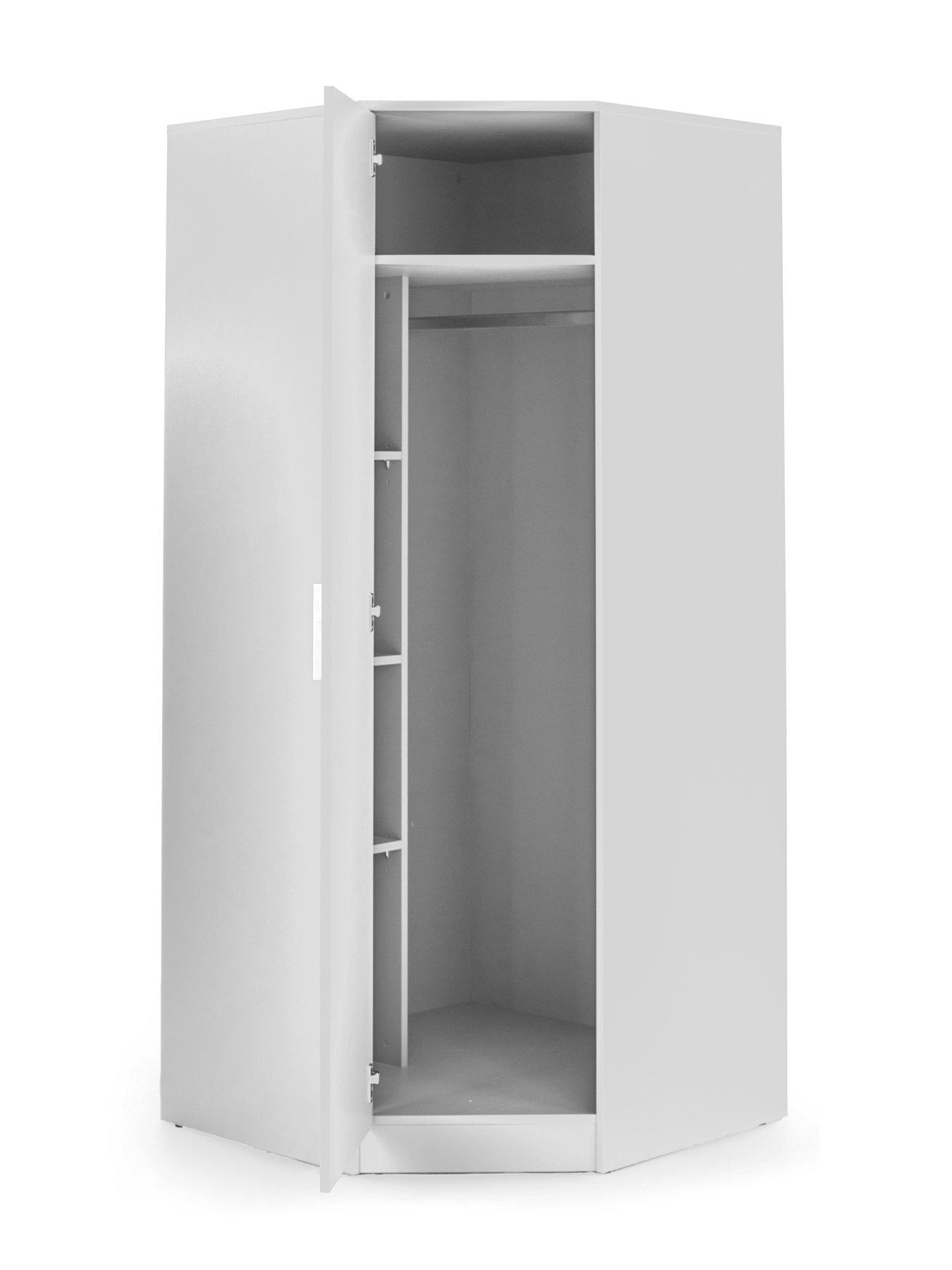 Image 4 of 7 of The Very Collection Panama Corner Wardrobe - White
