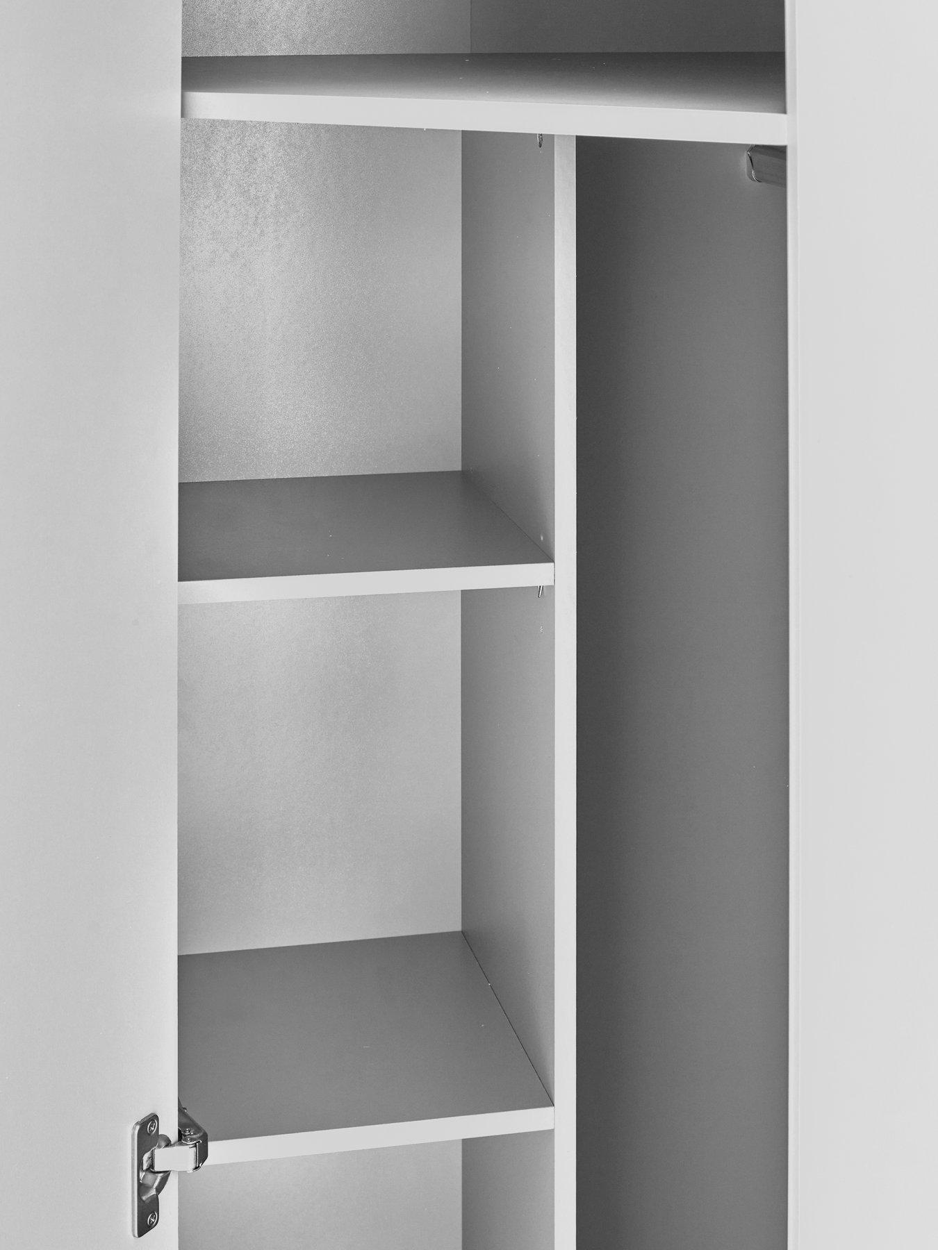 Image 6 of 7 of The Very Collection Panama Corner Wardrobe - White