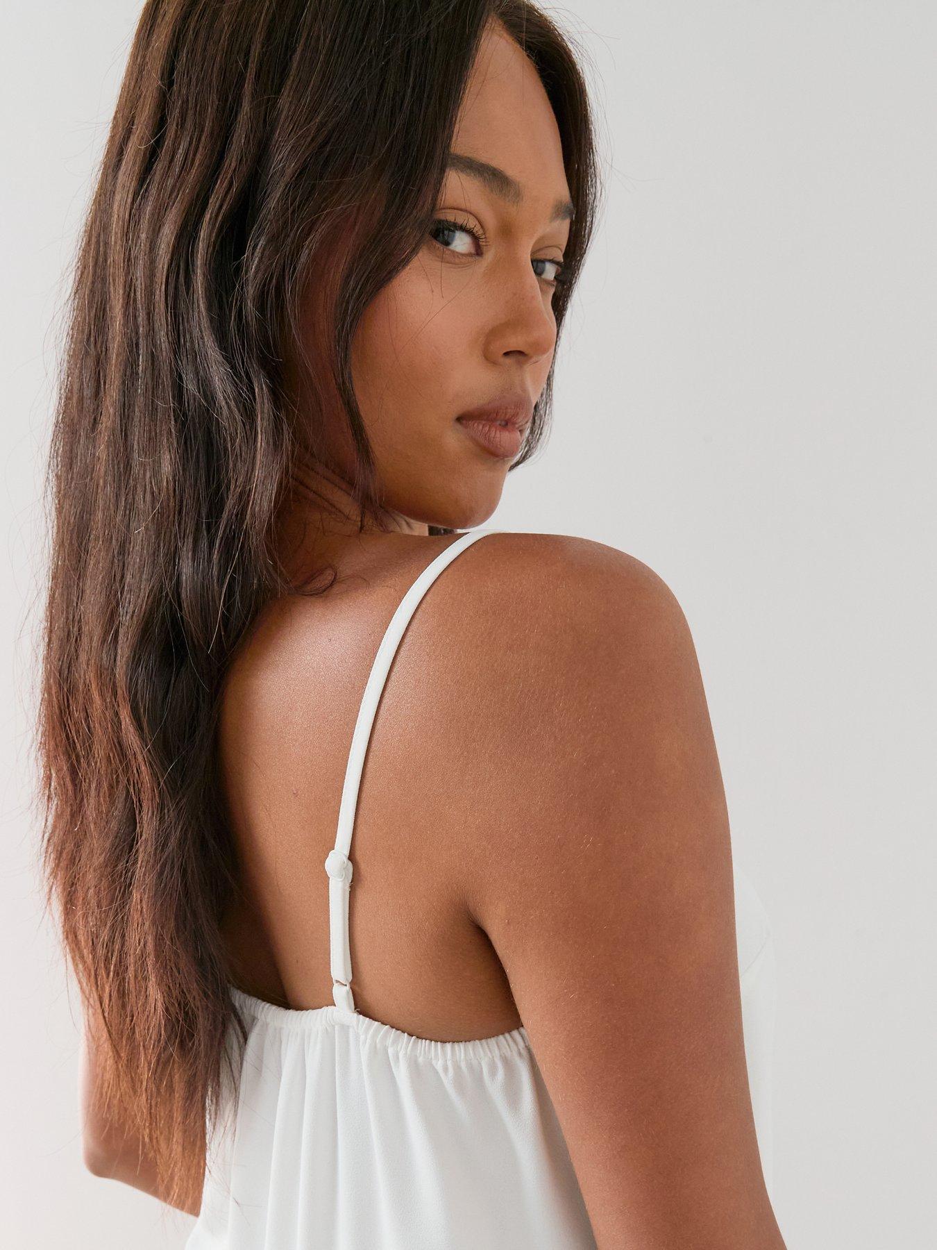 Image 5 of 6 of The Very Collection Curve Essential Longline Cami Top - Ivory