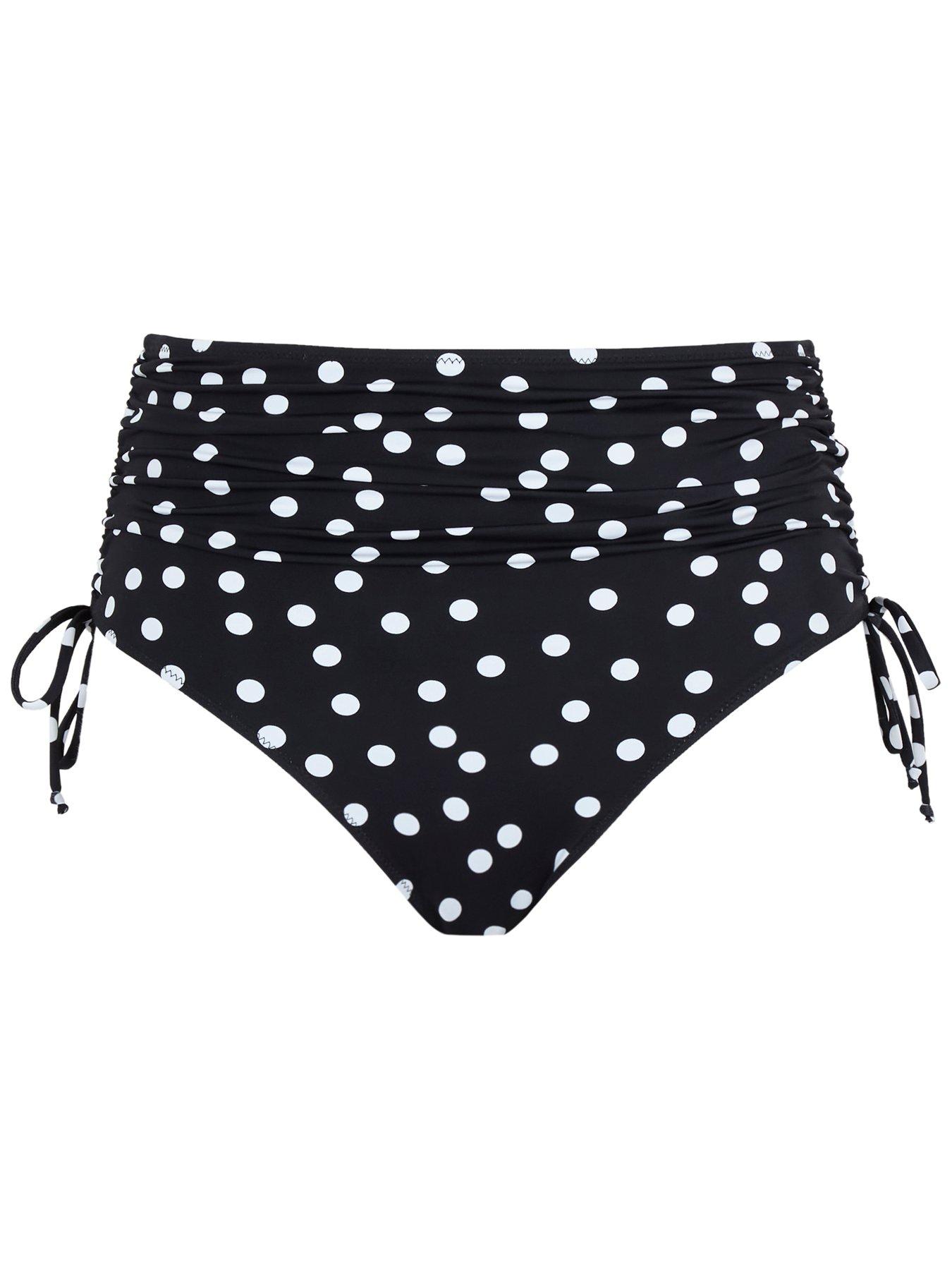 Image 5 of 6 of Panache Polka Dor Midi Bikini Brief