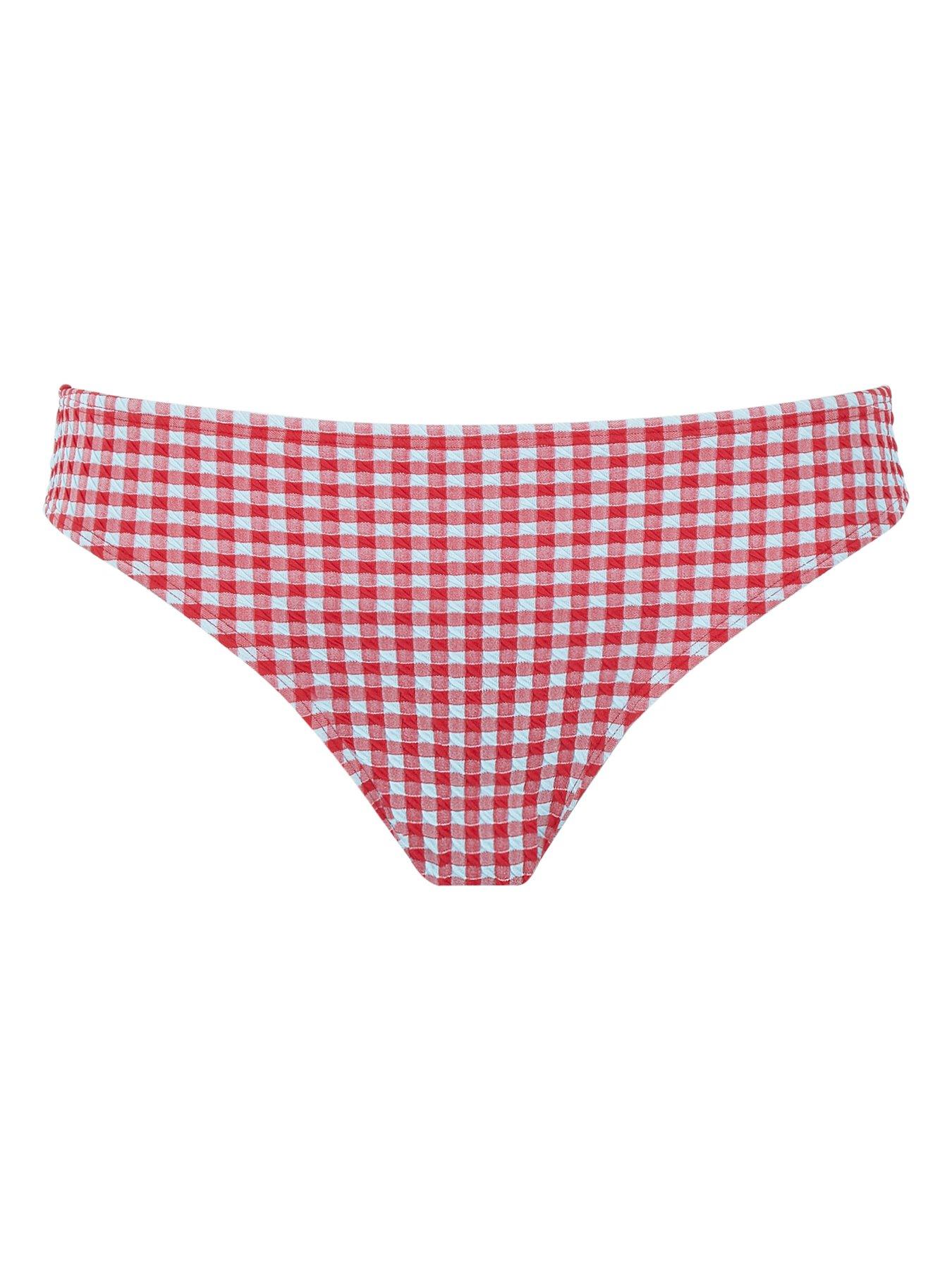 Image 5 of 5 of Panache Red Gingham Classic Brief