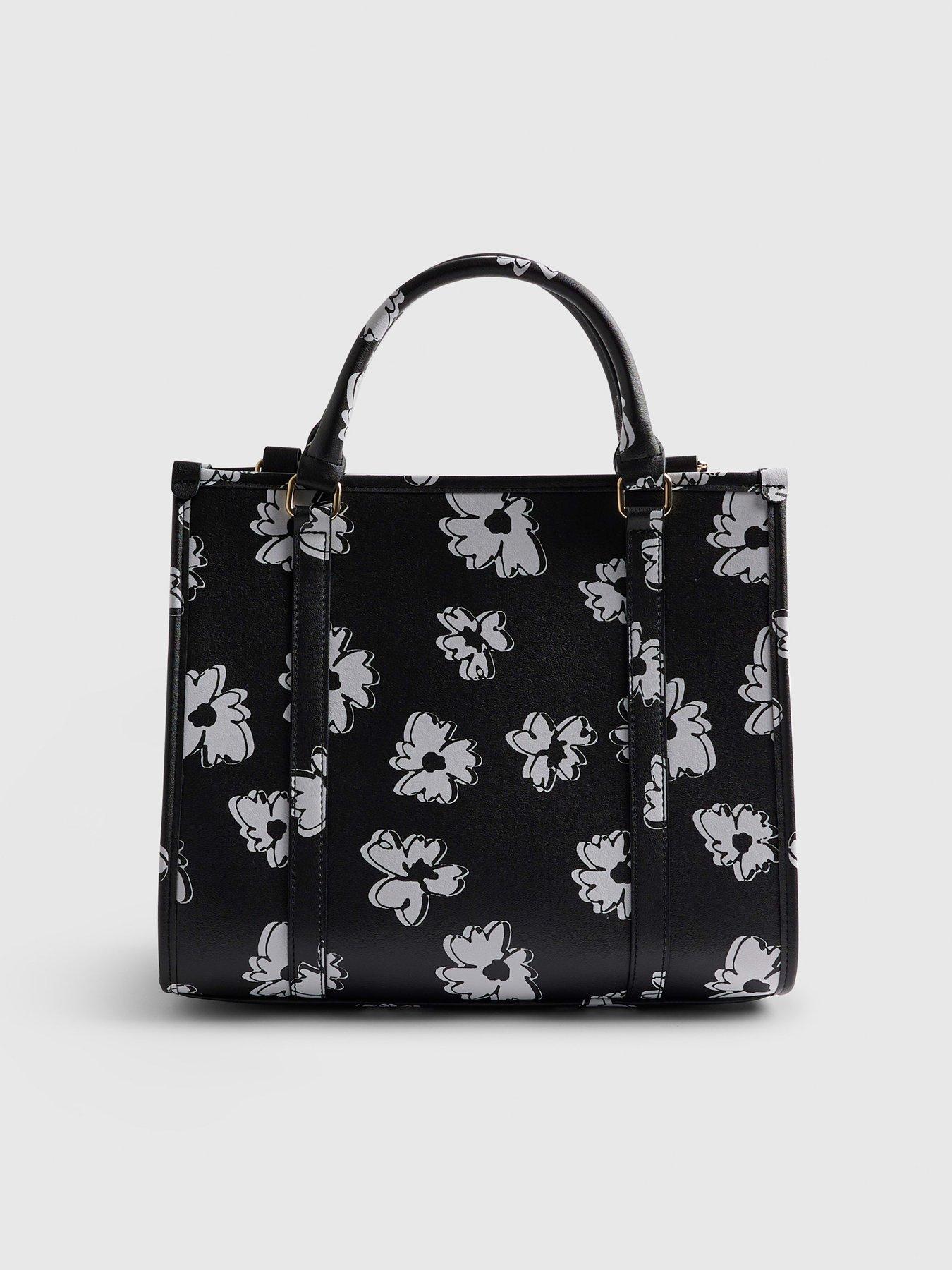 Image 3 of 6 of River Island Daisy Chain Tote Bag - Black