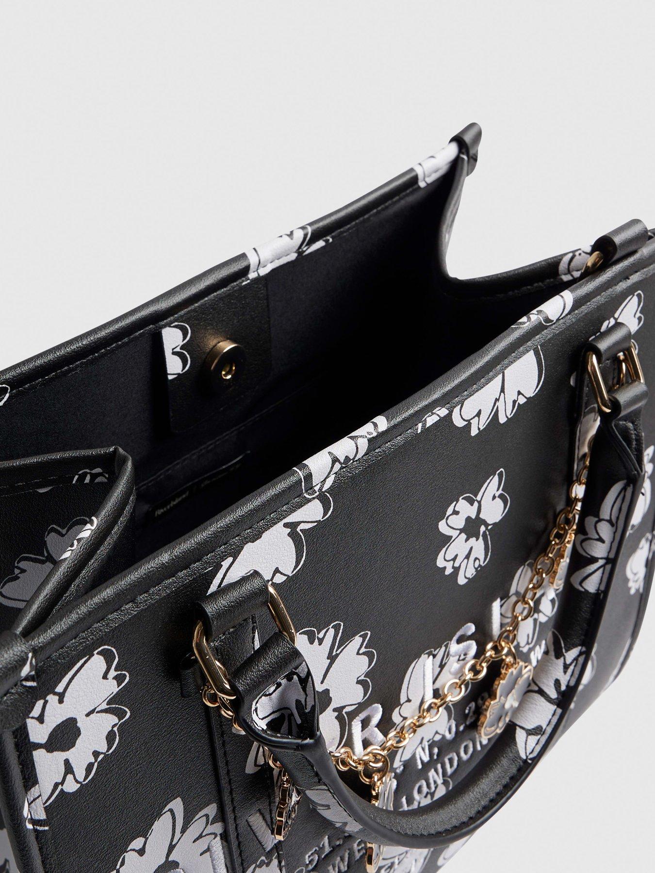 Image 6 of 6 of River Island Daisy Chain Tote Bag - Black