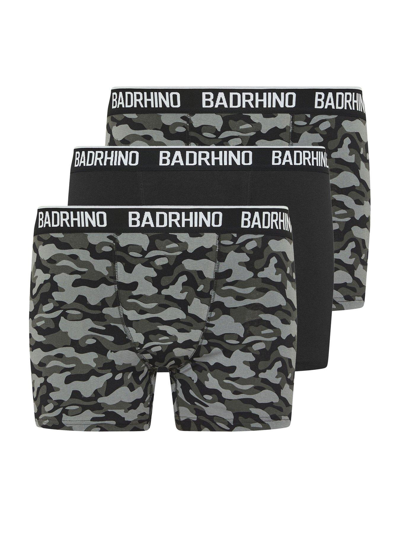 Image 4 of 4 of BadRhino 3 Pack Camo Boxer - Black
