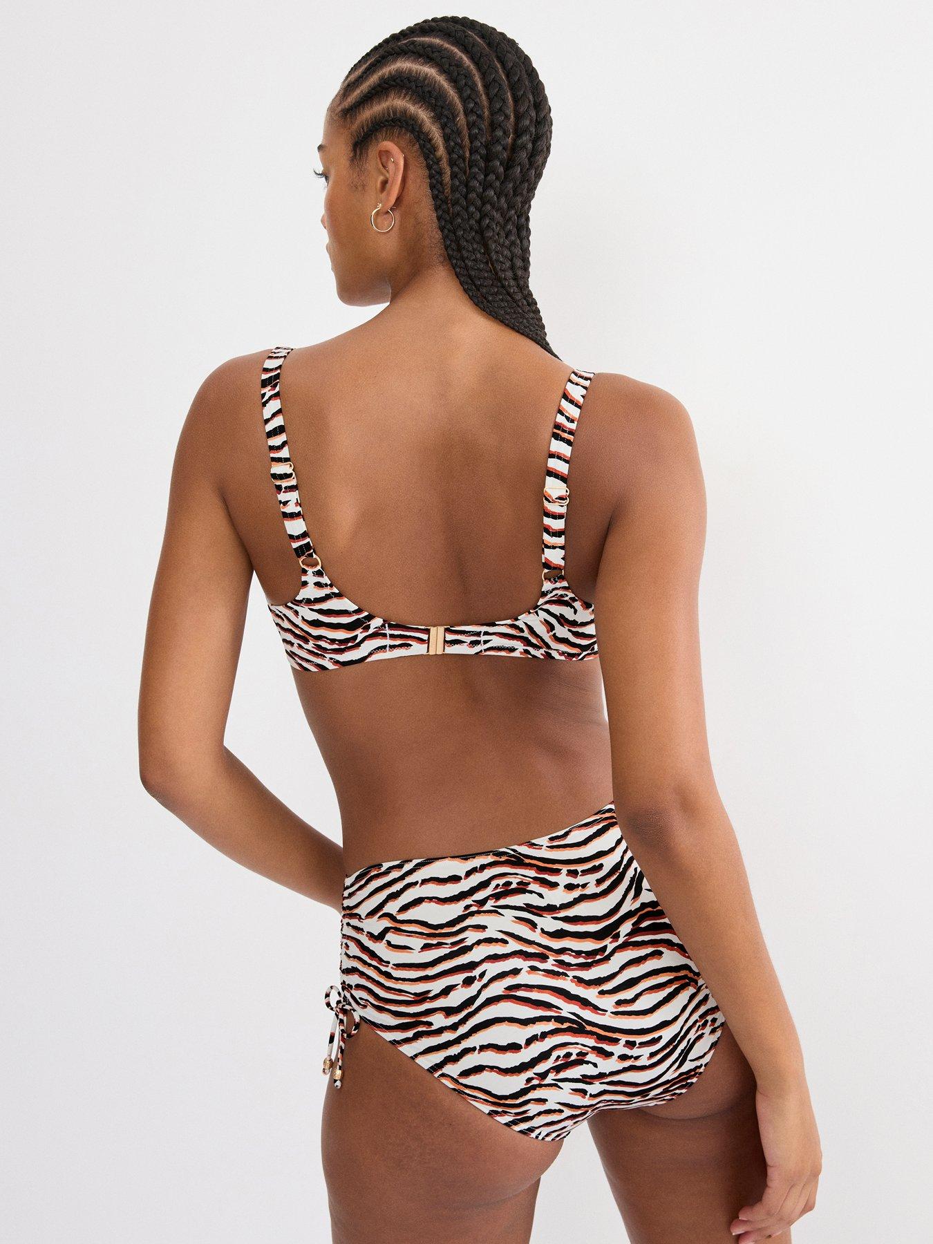 Image 3 of 5 of Triumph Summer Wild Wired Padded Bikini Top- Dark Combination