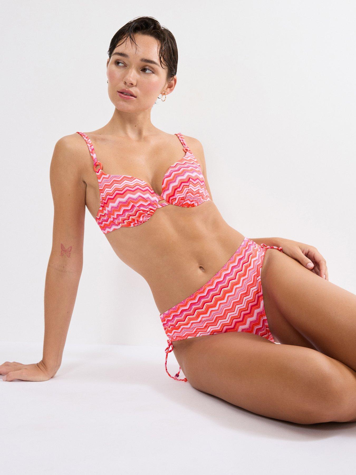 Triumph Mix  &  Match Summer Midi Bikini Brief - Orange/Light Combination