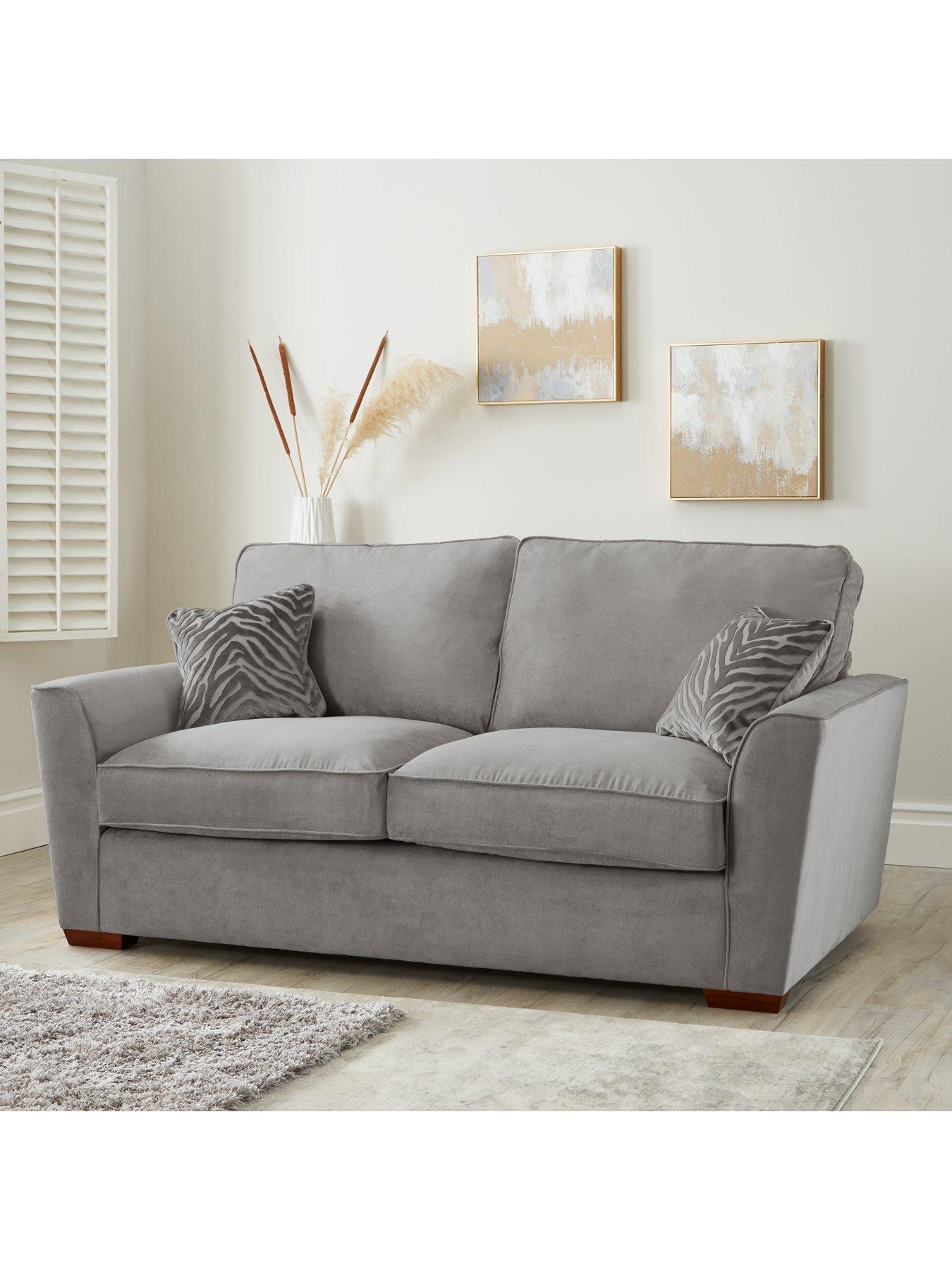 The Very Collection Kingston 3 Seater Fabric Sofa + Chair