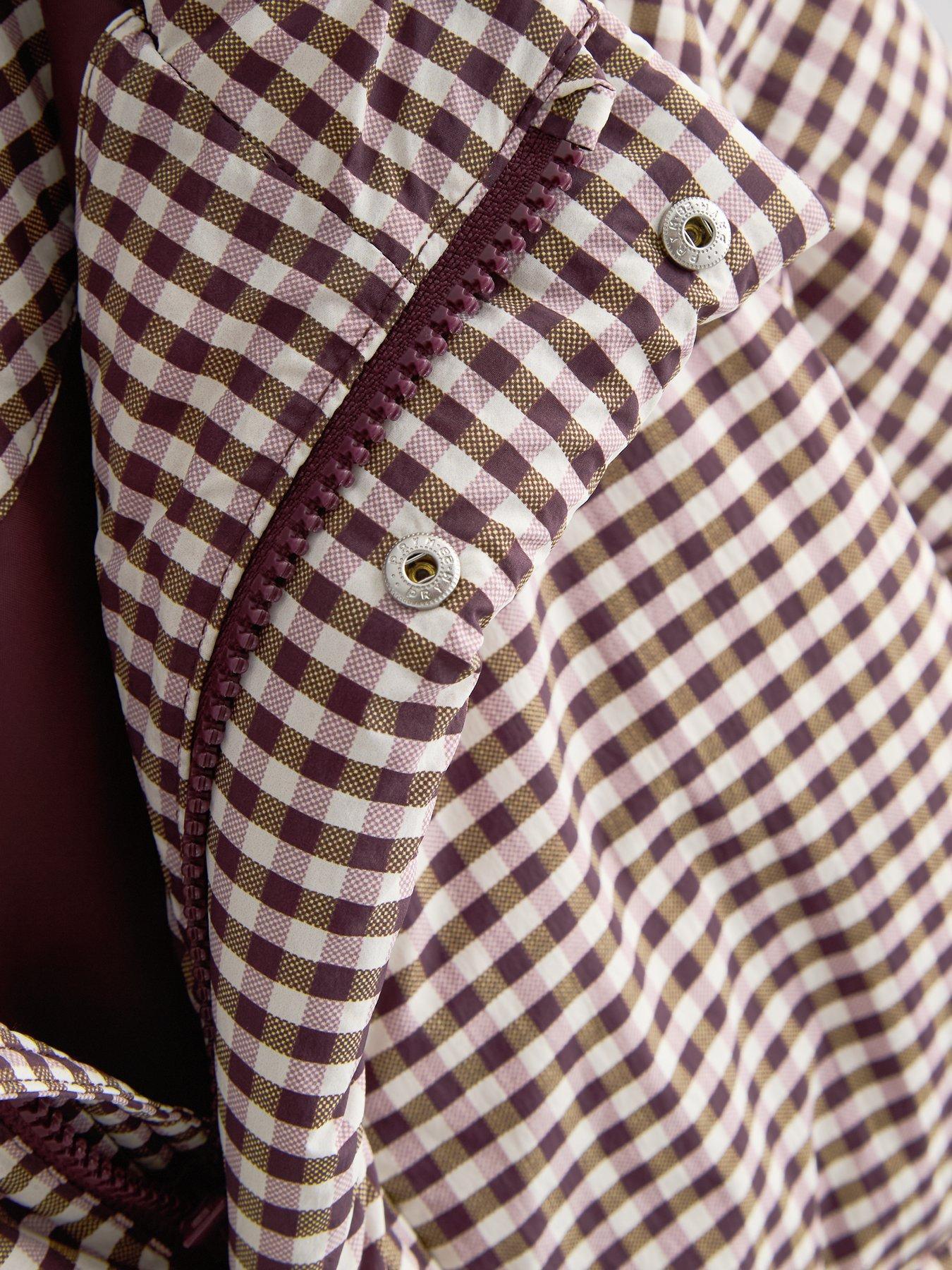 Image 5 of 5 of The Very Collection Girls Check Short Padded Coat (3 - 16 years)