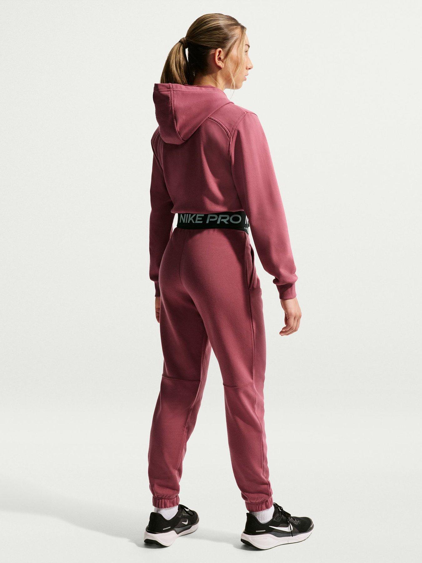 Image 4 of 5 of Nike Older Girls Training Dri-FIT Full-Zip Hoodie - Pink