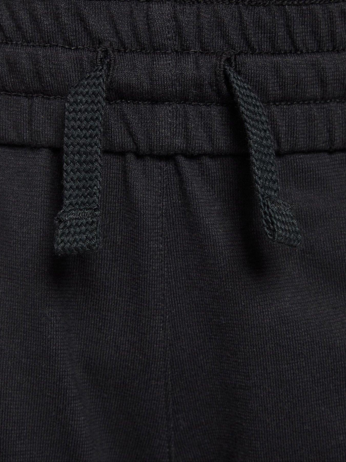 Image 5 of 6 of Nike Junior Boys Sportswear Club Knit Sweat Shorts - Black