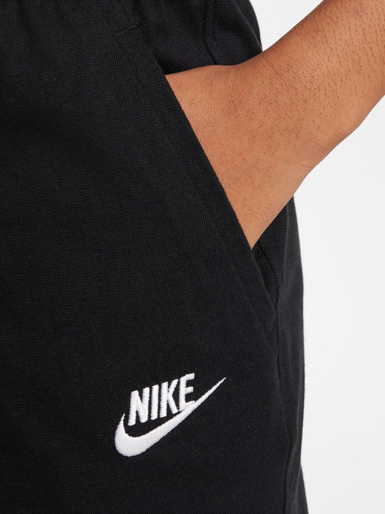 Image 6 of 6 of Nike Junior Boys Sportswear Club Knit Sweat Shorts - Black