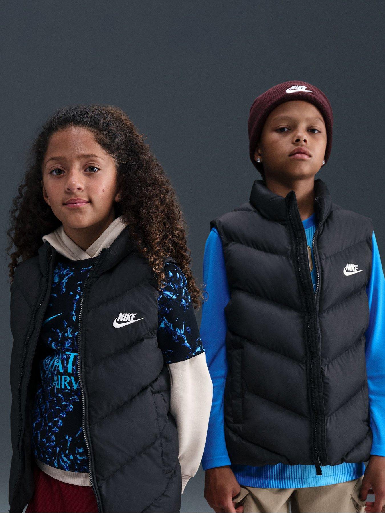 Nike Big Kids' All Day Play Padded Gilet - Black