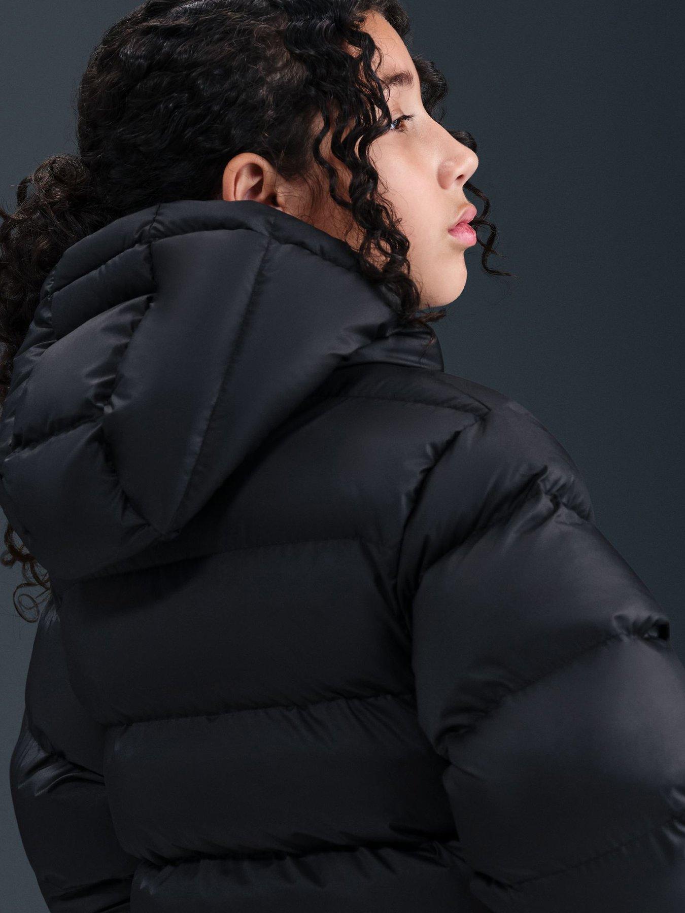 Image 2 of 6 of Nike Big Kids' All Day Play Padded Jacket - Black
