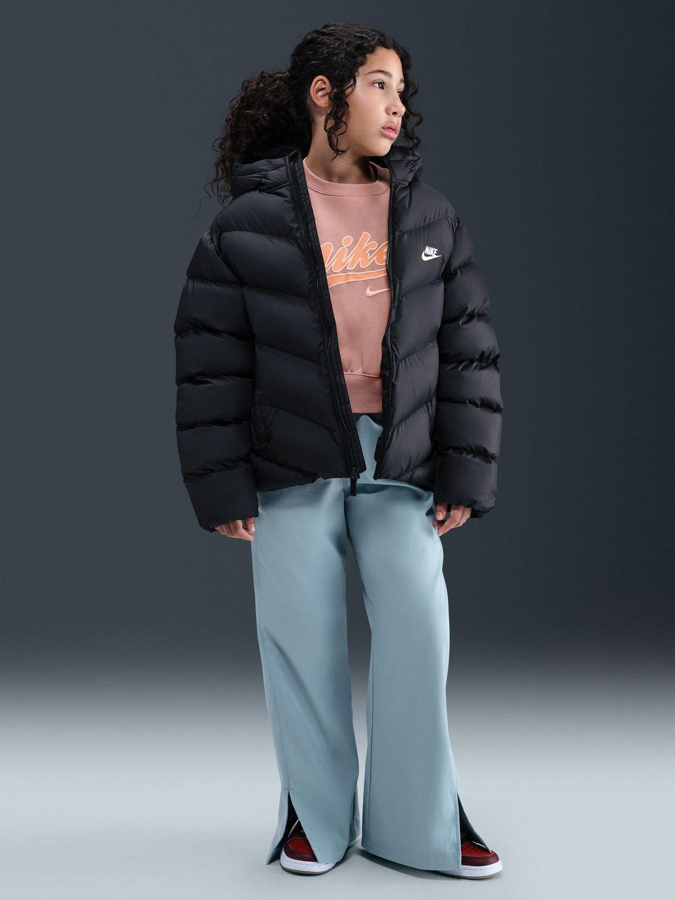 Image 3 of 6 of Nike Big Kids' All Day Play Padded Jacket - Black