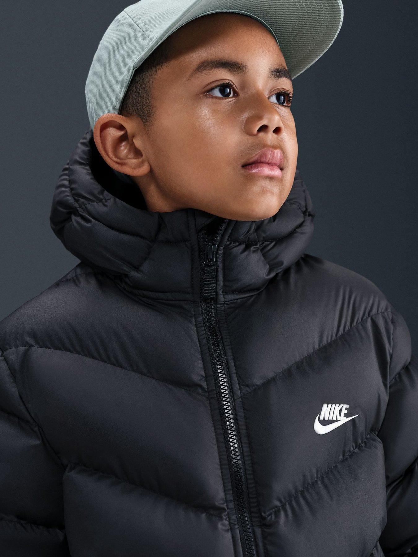Image 6 of 6 of Nike Big Kids' All Day Play Padded Jacket - Black