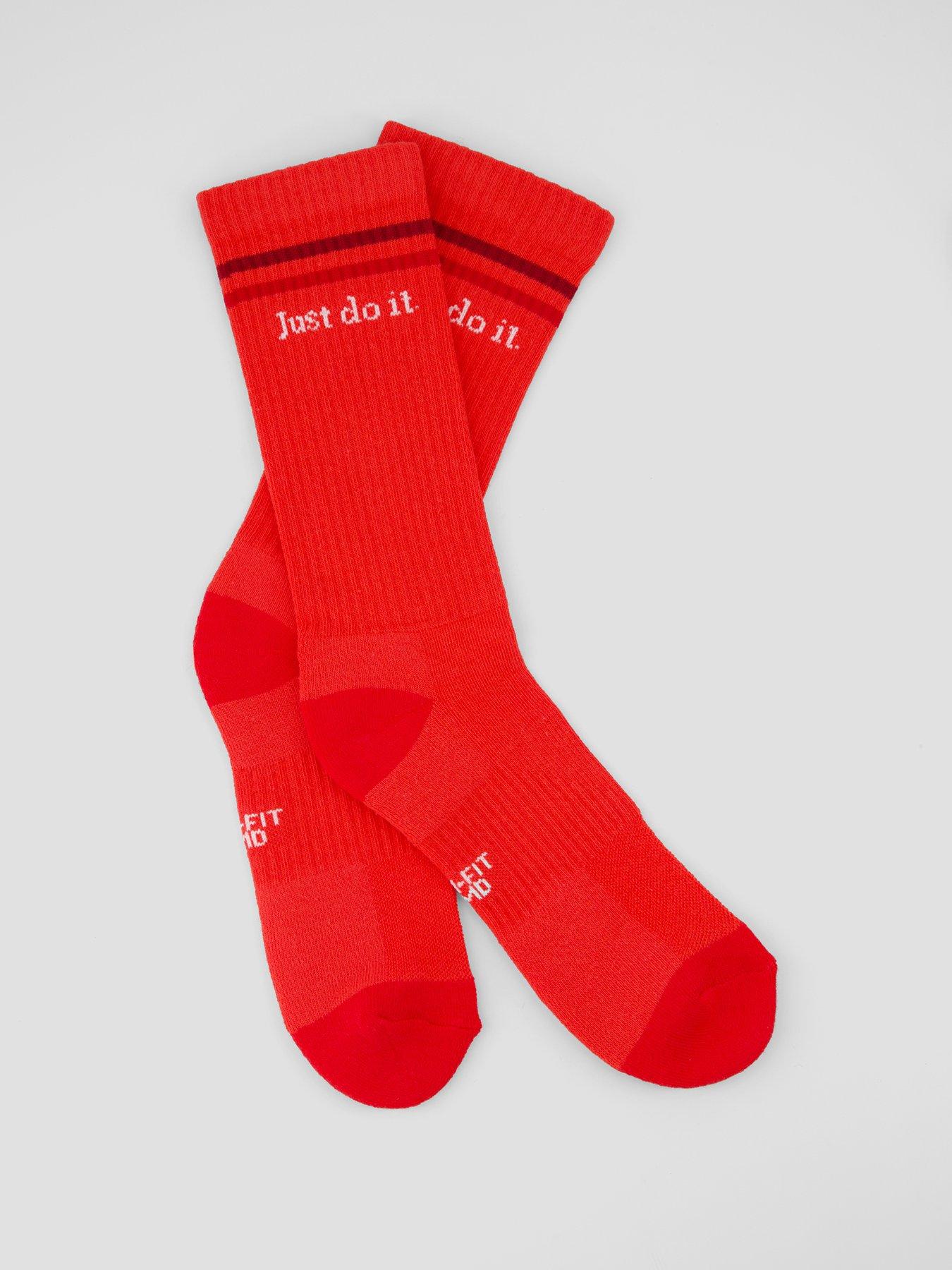 Image 2 of 3 of Nike Boys 6 Pack Ribbed Crew Sports Socks - Multi