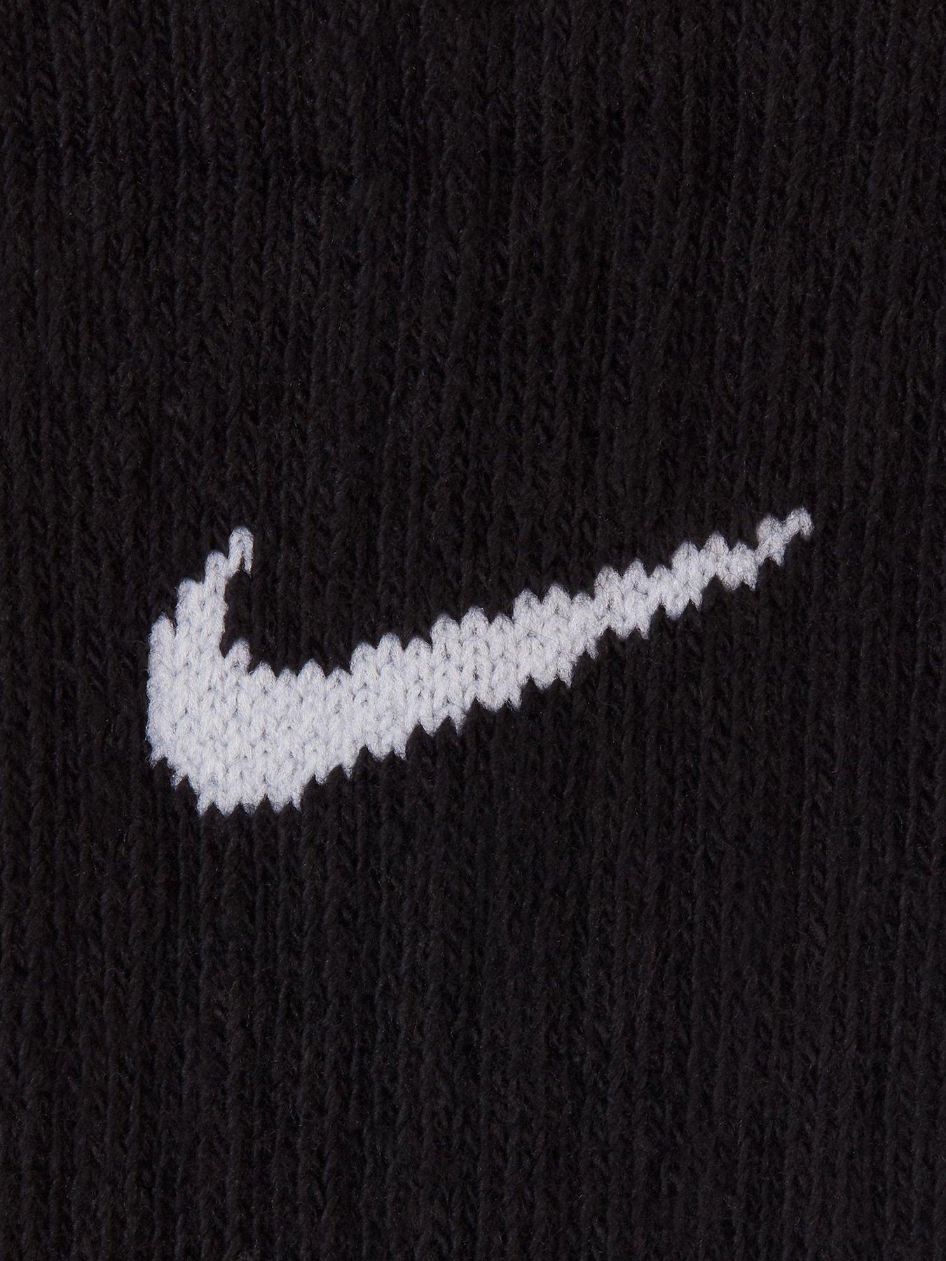 Image 5 of 5 of Nike Kids Everyday Cushioned Crew Socks (3 Pairs) - Black