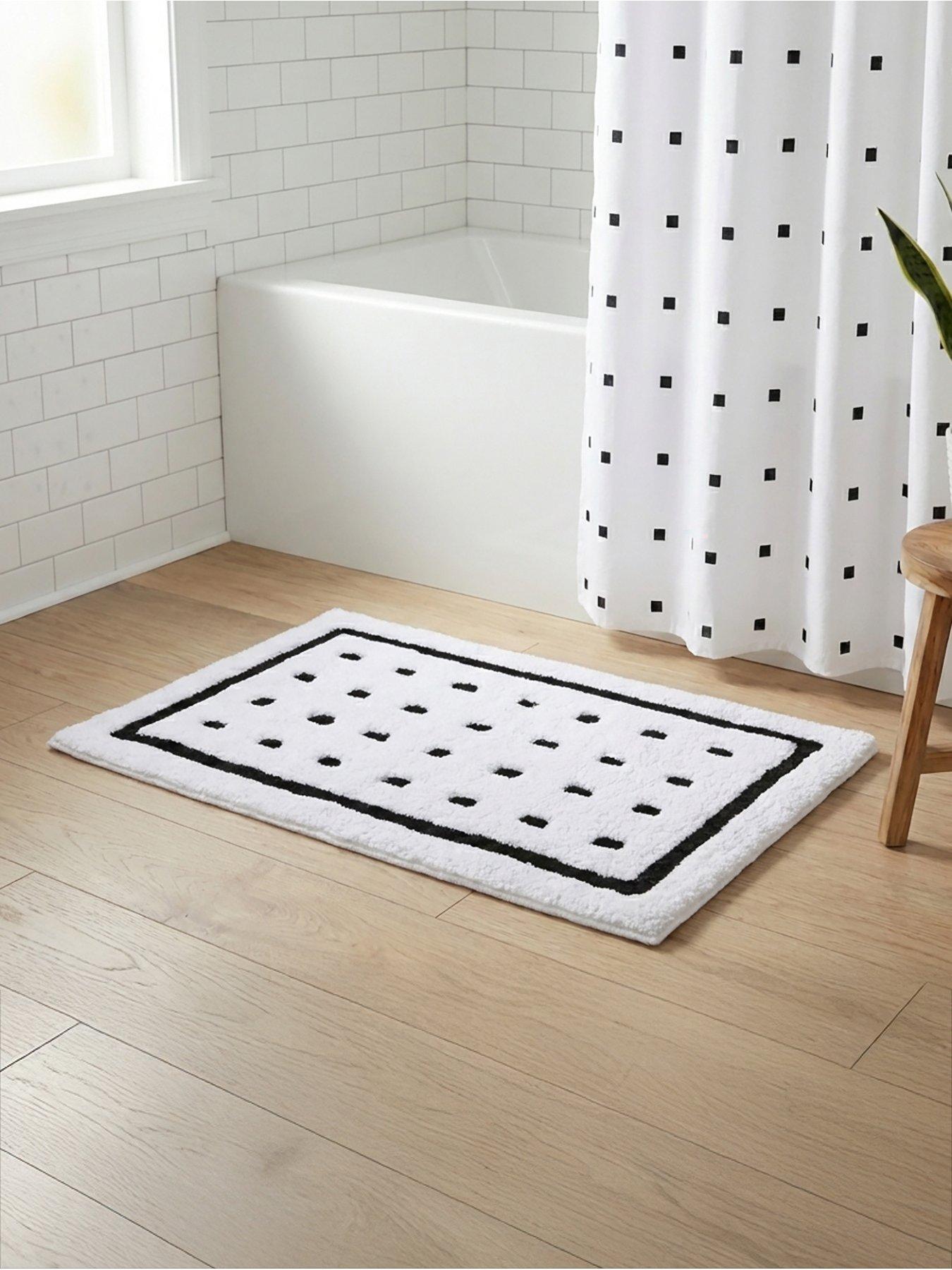 Croydex Black Square Bath Mat