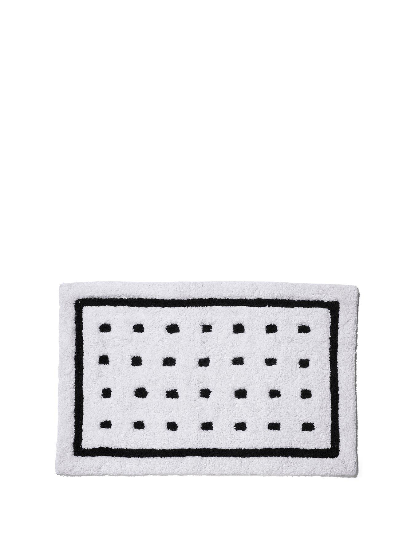 Croydex Black Square Bath Mat