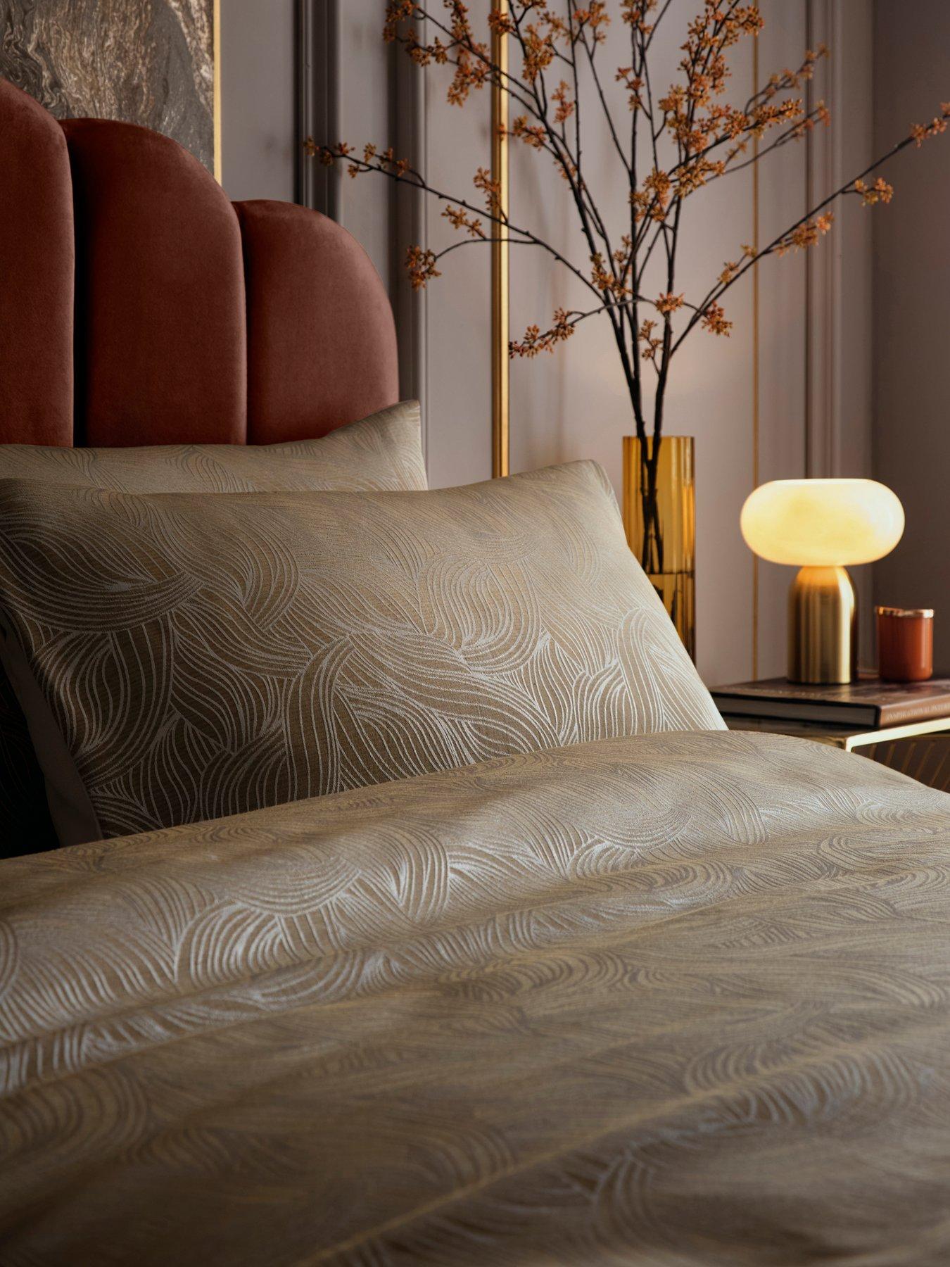 Image 3 of 5 of Laurence Llewelyn-Bowen Venus Grace Duvet Cover Set in Natural