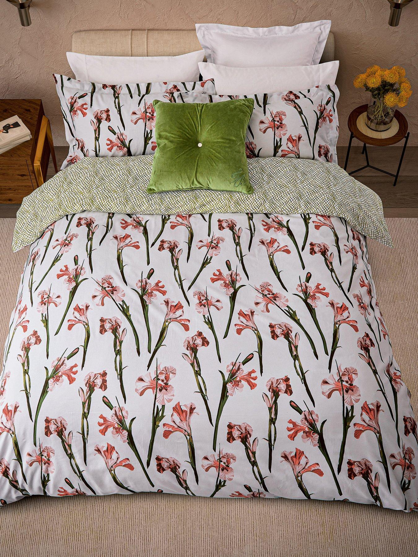 Image 4 of 6 of Ted Baker Wild Iris Cover Set 100% Cotton Multi