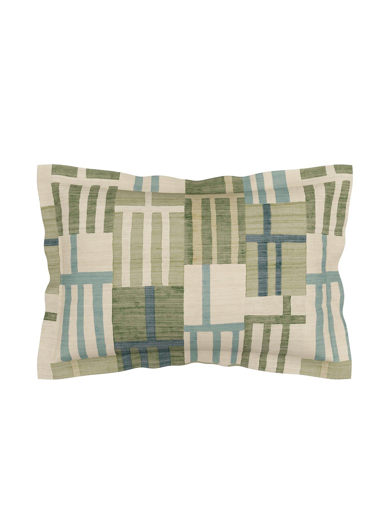 Image 3 of 5 of Harlequin Monolith Cover Set 100% Cotton Jade