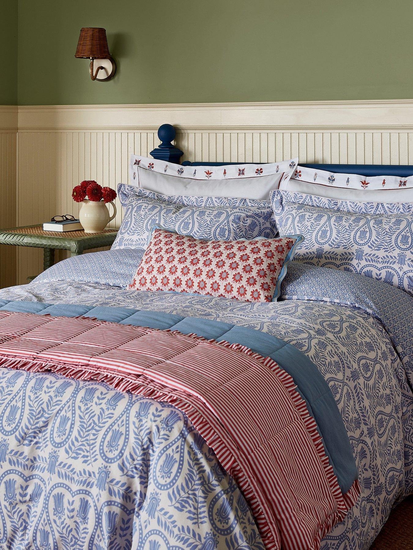 Joules Wandering Indienne Duvet Cover Set Blue