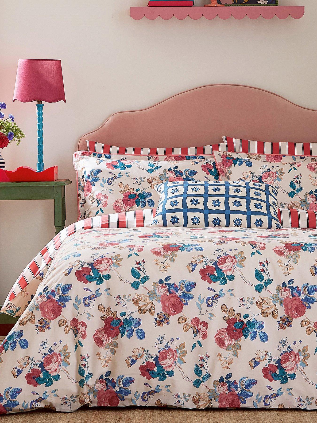 Land & Shore Alec Duvet Cover Set Blue  &  Red